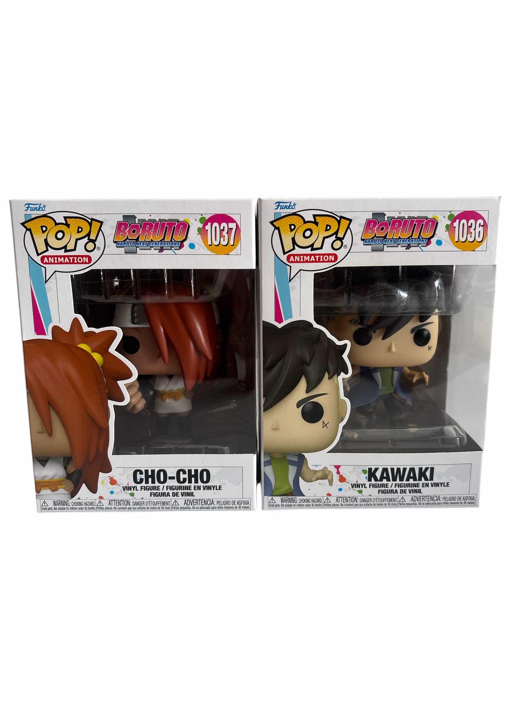 Photo 1 of 2(PCS) NIB FUNKO POP CHO-CHO & KAWAKI BORUTO NARUTO NEXT GENERATIONS