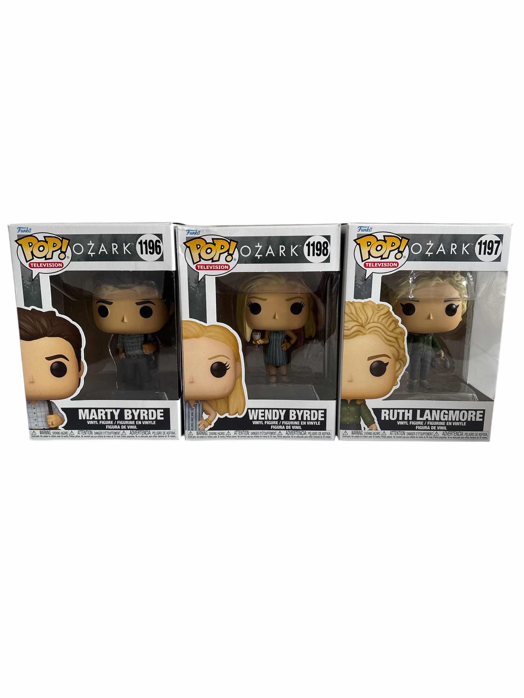 Photo 1 of 3(PCS) NIB FUNKO POP MARTY BYRDE & WENDY BYRDE & RUTH LANGMORE OZARK