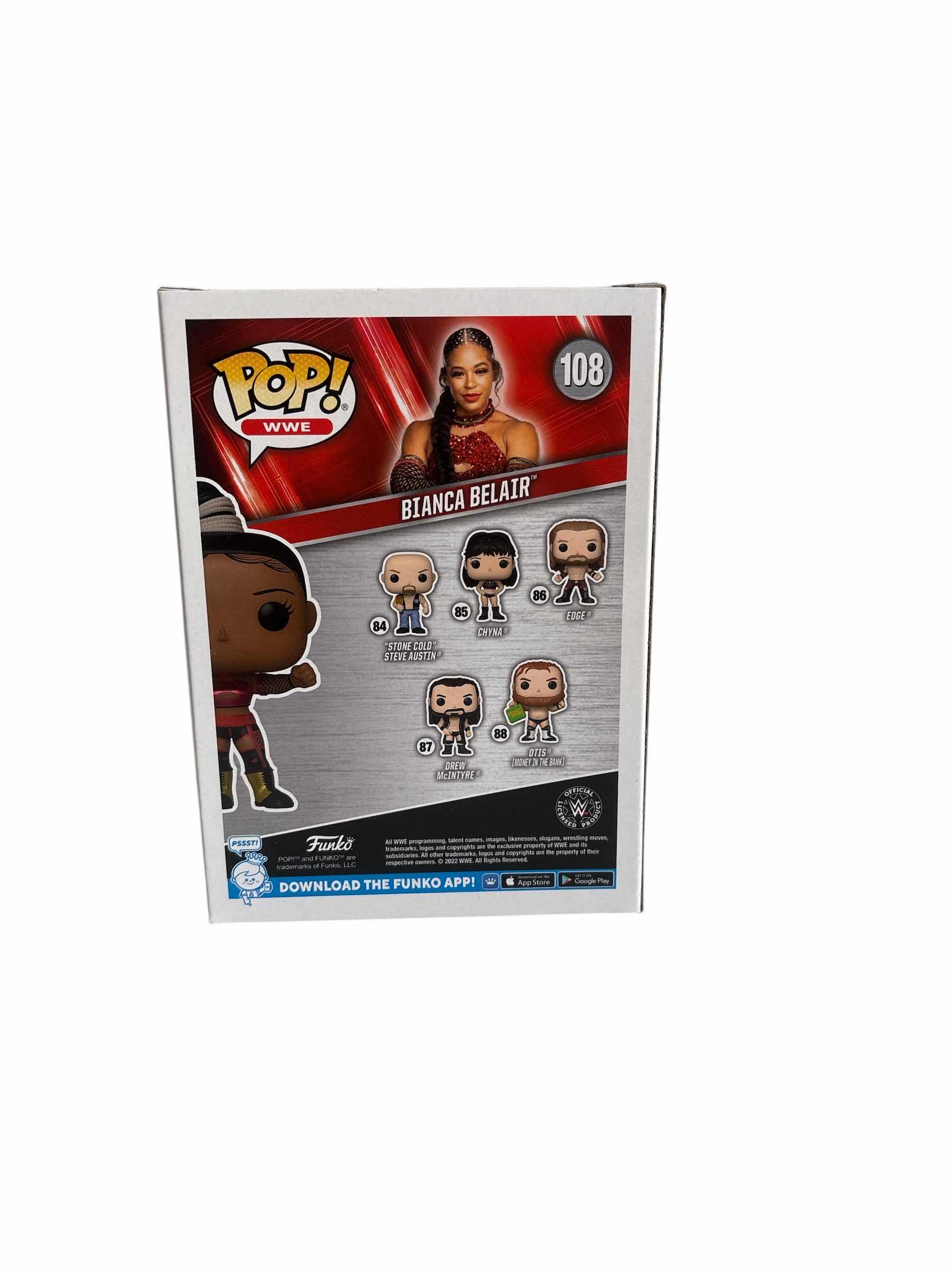 Photo 1 of NIB FUNKO POP BIANCA BELAIR WWE
