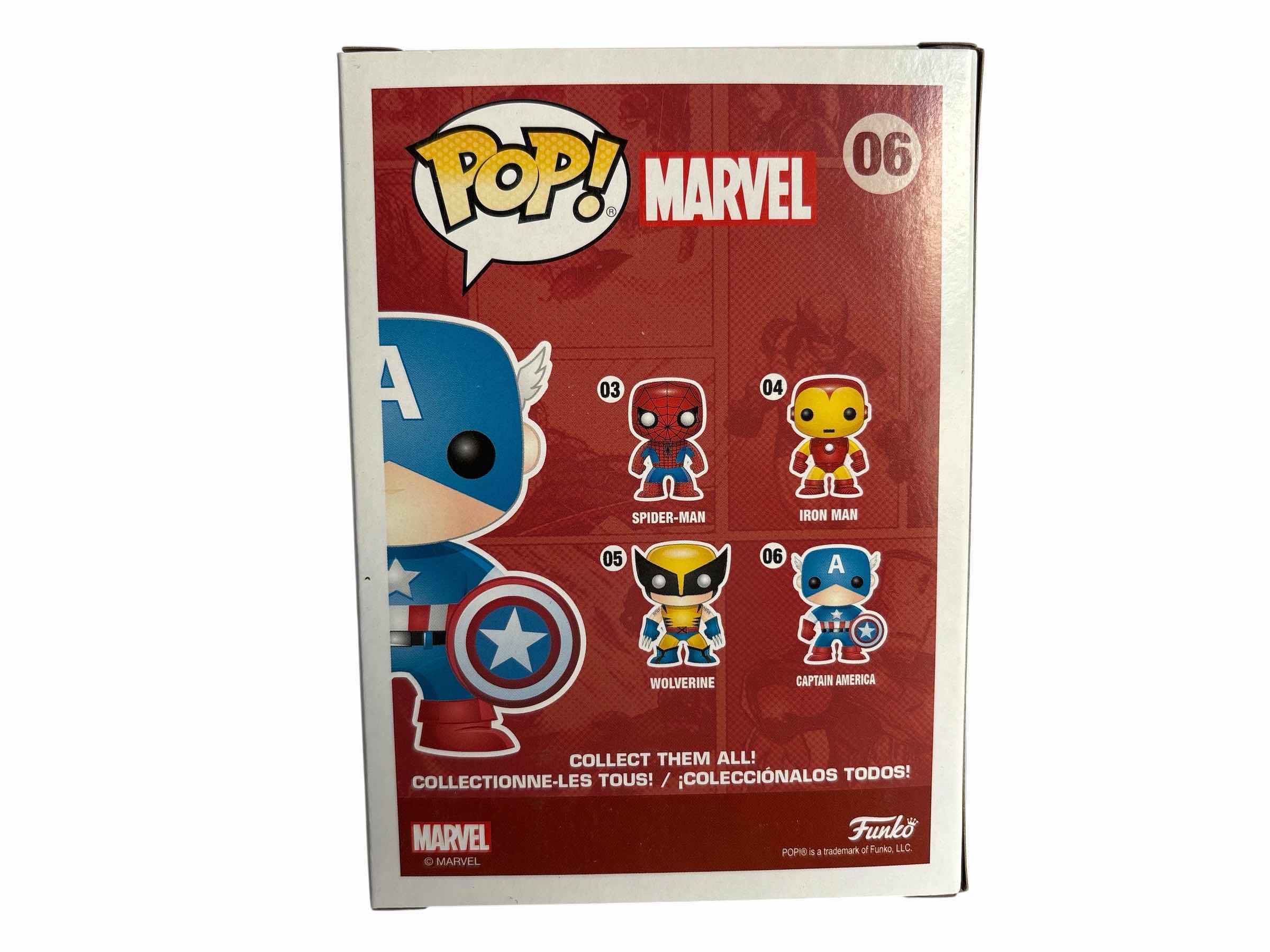 Photo 1 of 0 NIB FUNKO POP MARVEL CAPTAIN AMERICA