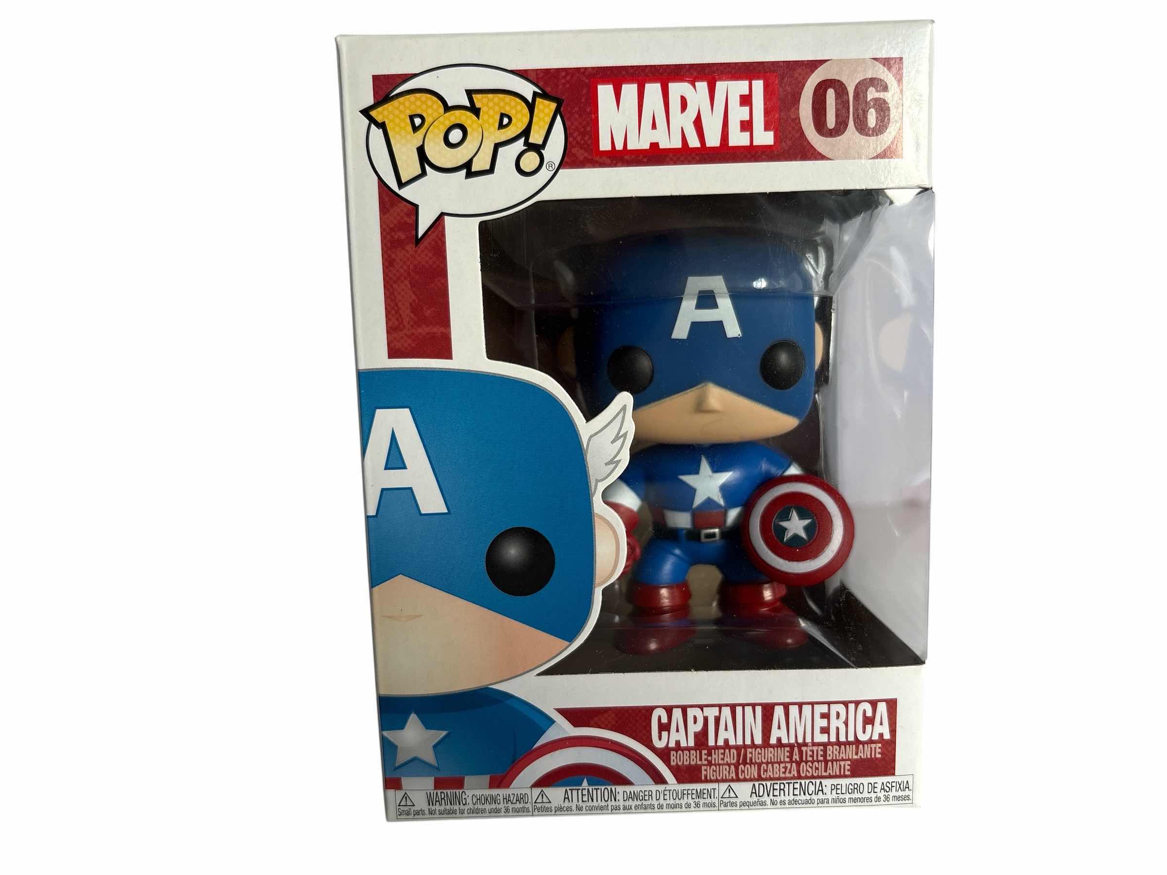 Photo 1 of 0 NIB FUNKO POP MARVEL CAPTAIN AMERICA