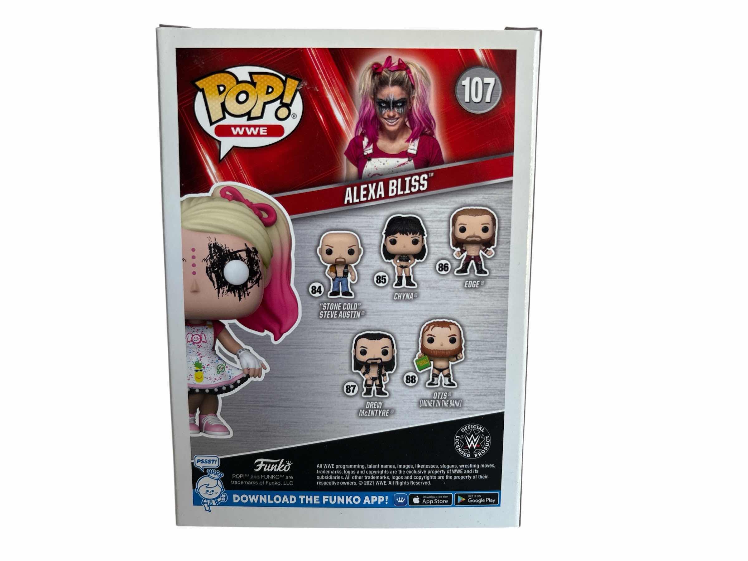 Photo 1 of NIB FUNKO POP WWE ALEXA BLISS