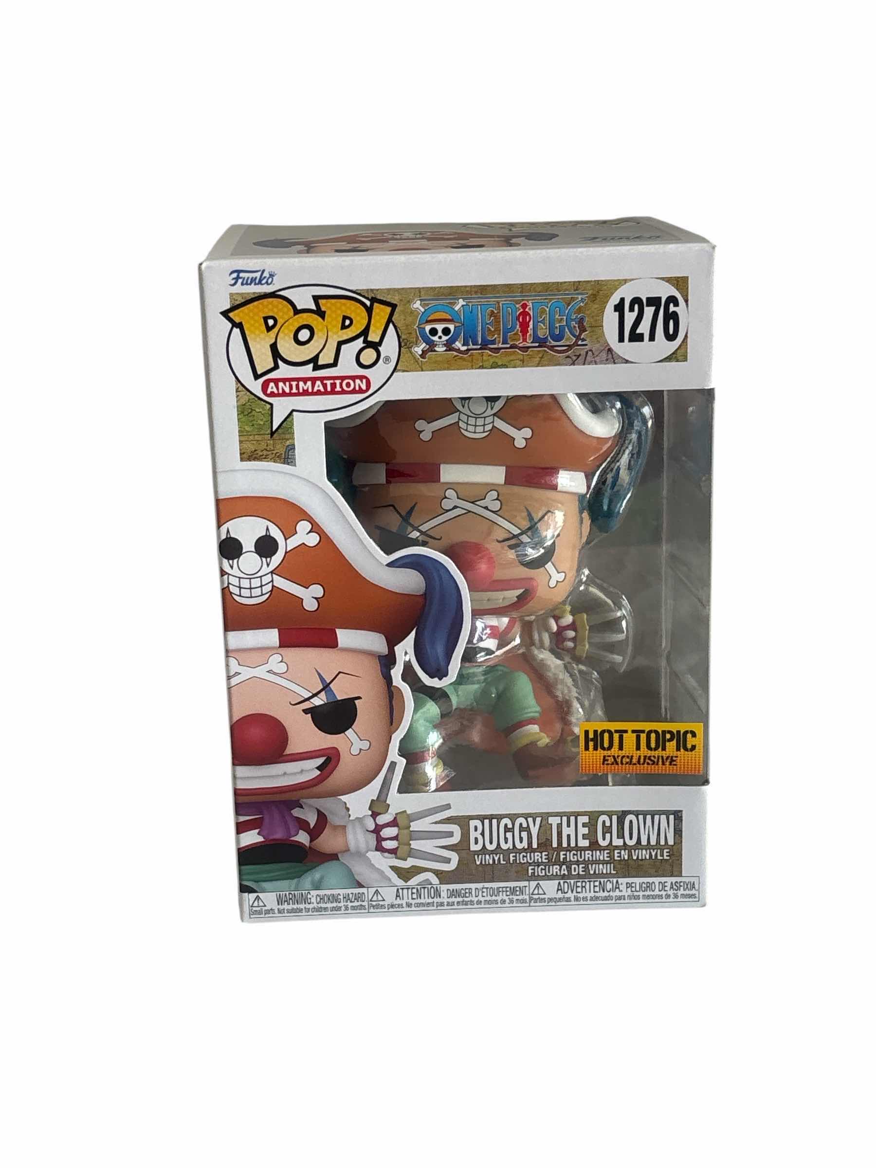 Photo 1 of NIB FUNKO POP BUGGY THE CLOWN ONE PIECE HT EXCL.