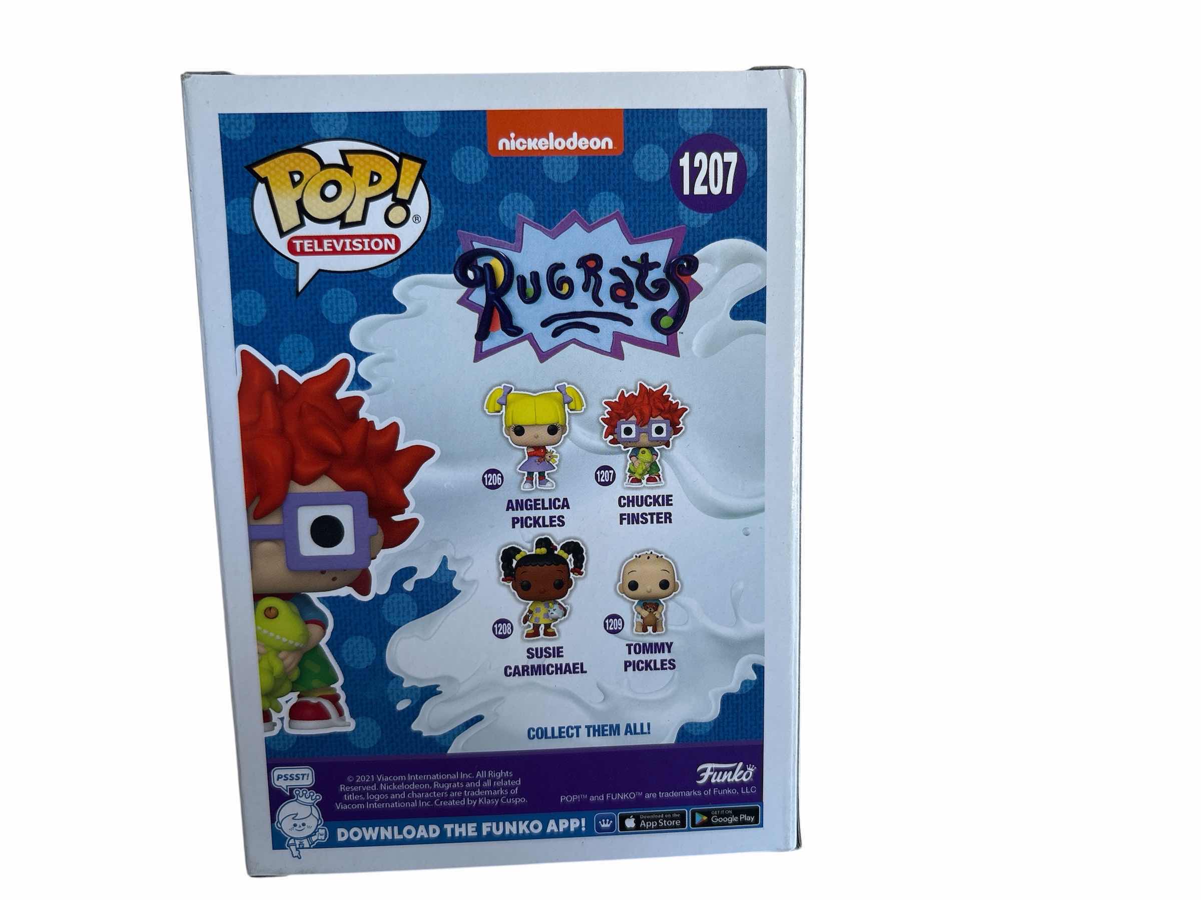 Photo 1 of NIB FUNKO POP NICKELODEON RUGRATS CHUCKIE FINSTER