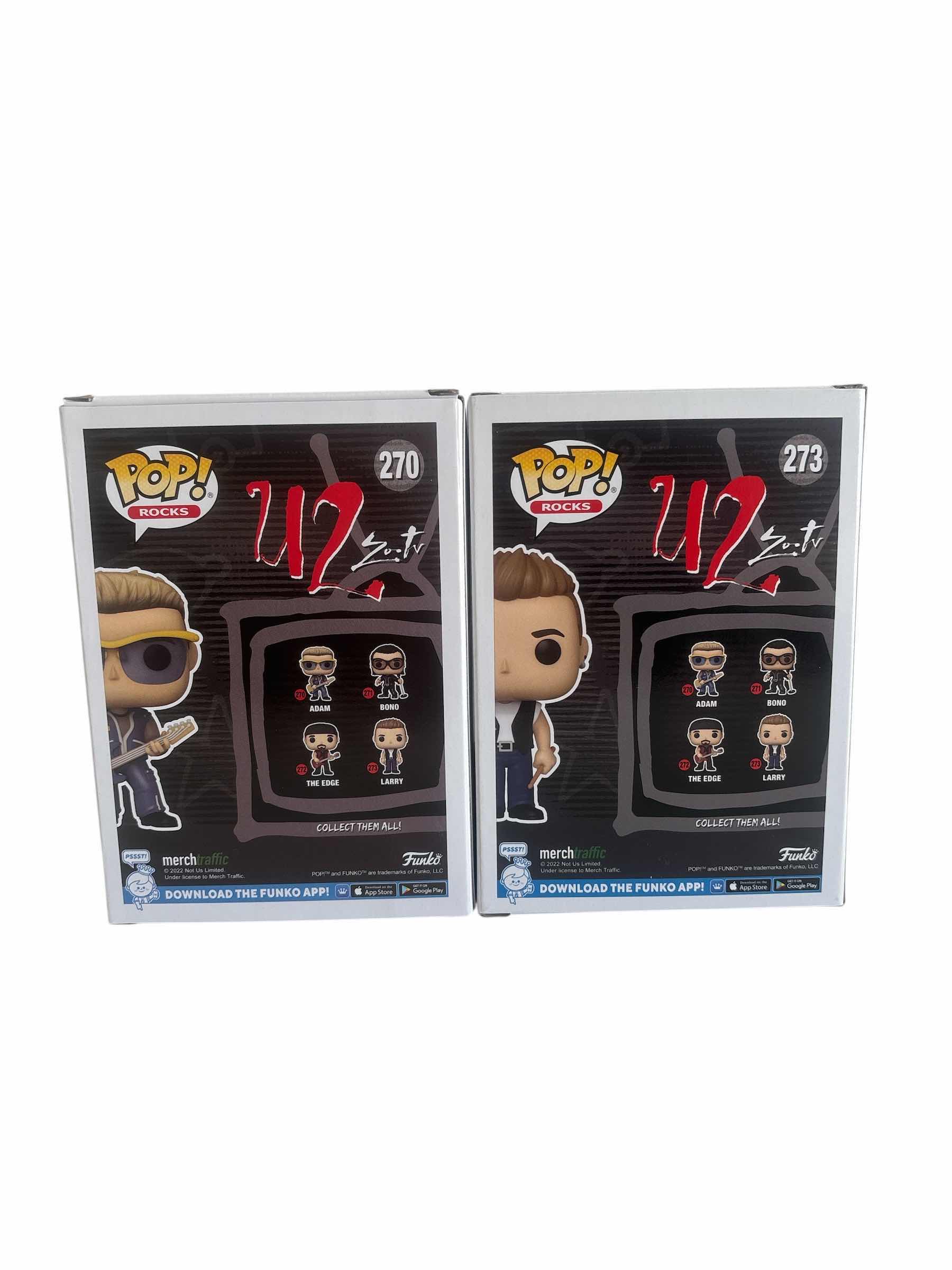 Photo 1 of (2)PCS. NIB FUNKO POP LARRY & ADAM U2