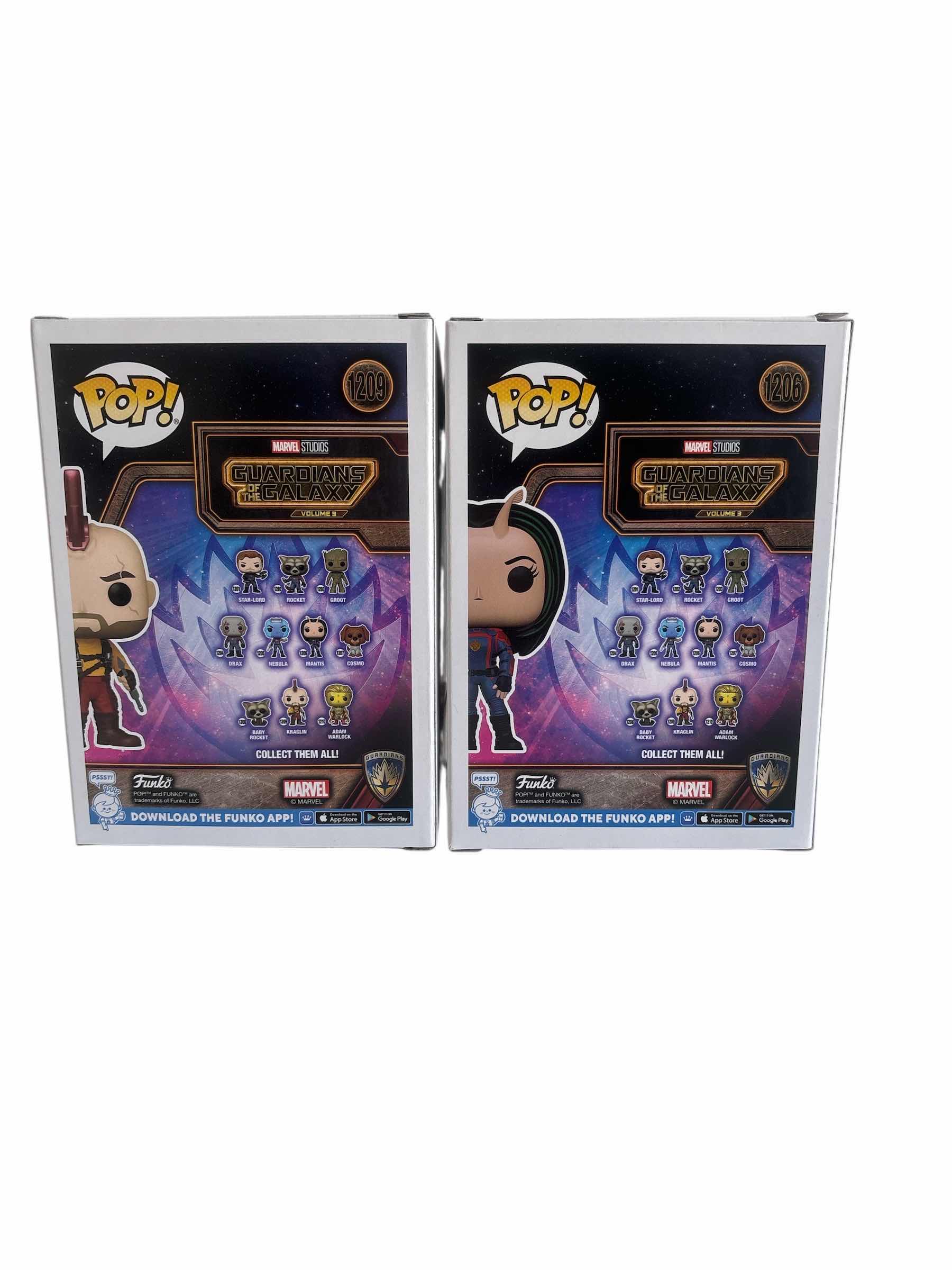 Photo 1 of (2) PCS NIB FUNKO POP MANTIS & KRAGLIN GUARDIANS OF THE GALAXY