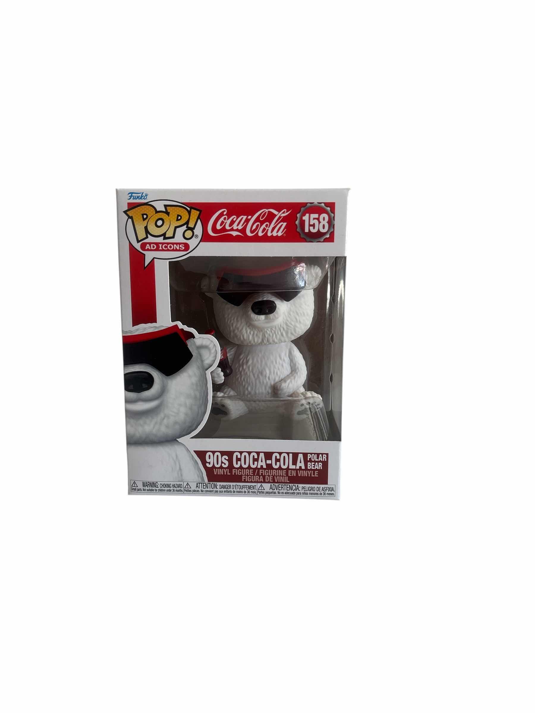 Photo 1 of NIB FUNKO POP 90S COCA-COLA POLAR BEAR CODA COLA
