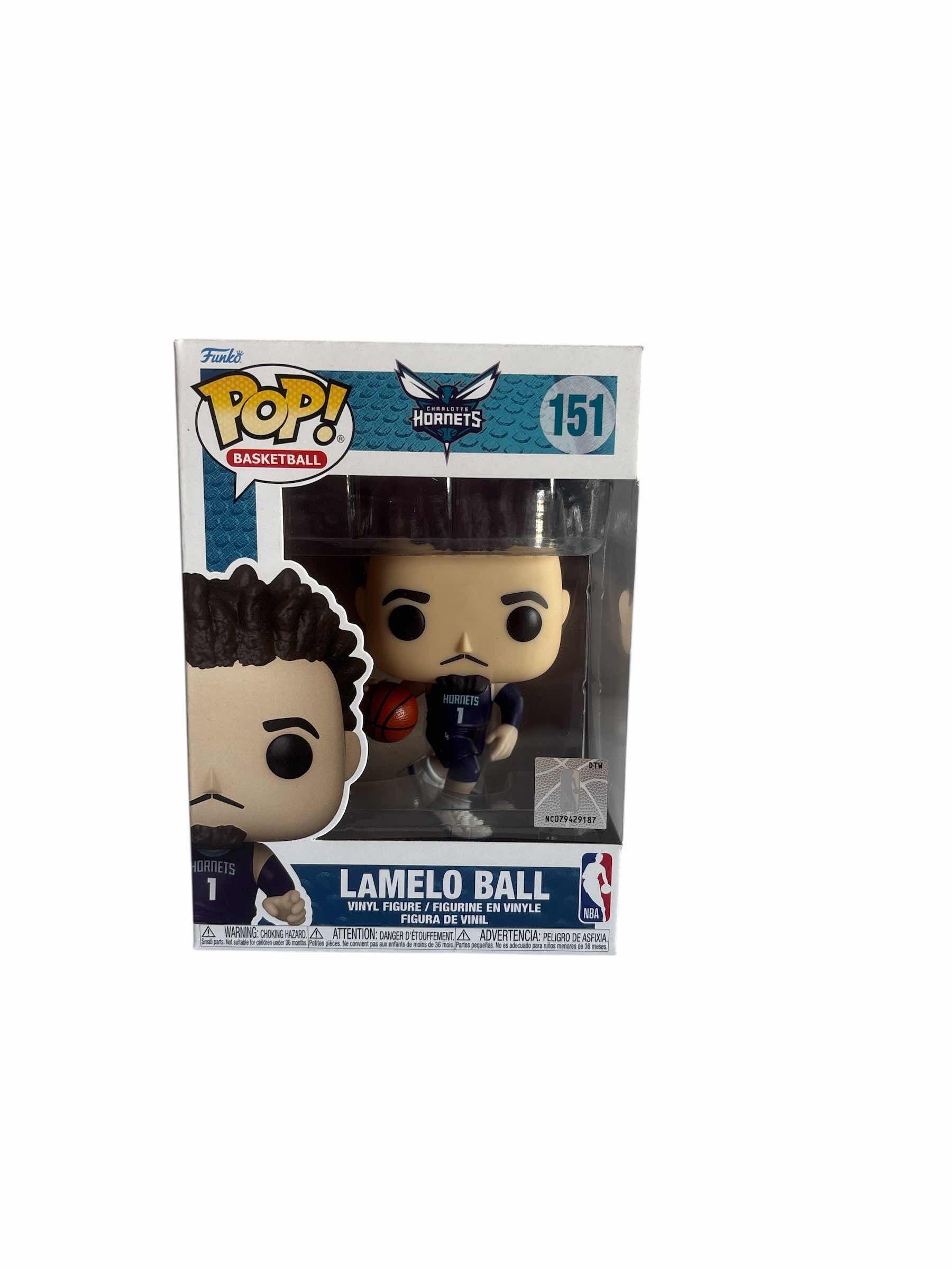 Photo 1 of NIB FUNKO POP LAMELO BALL CHARLOTTE HORNETS