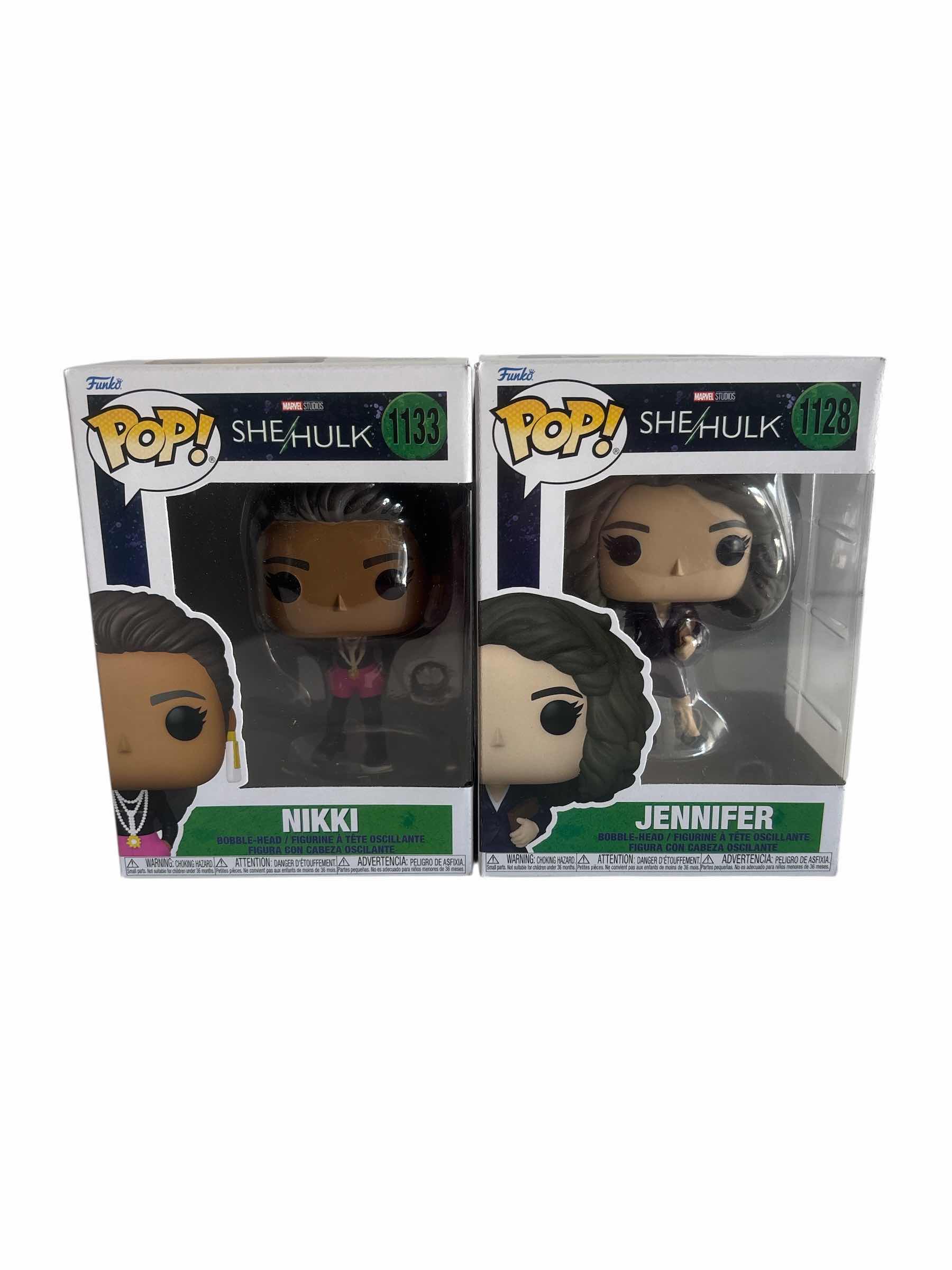 Photo 1 of (2)PCS NIB FUNKO POP NIKKI & JENNIFER SHE HULK