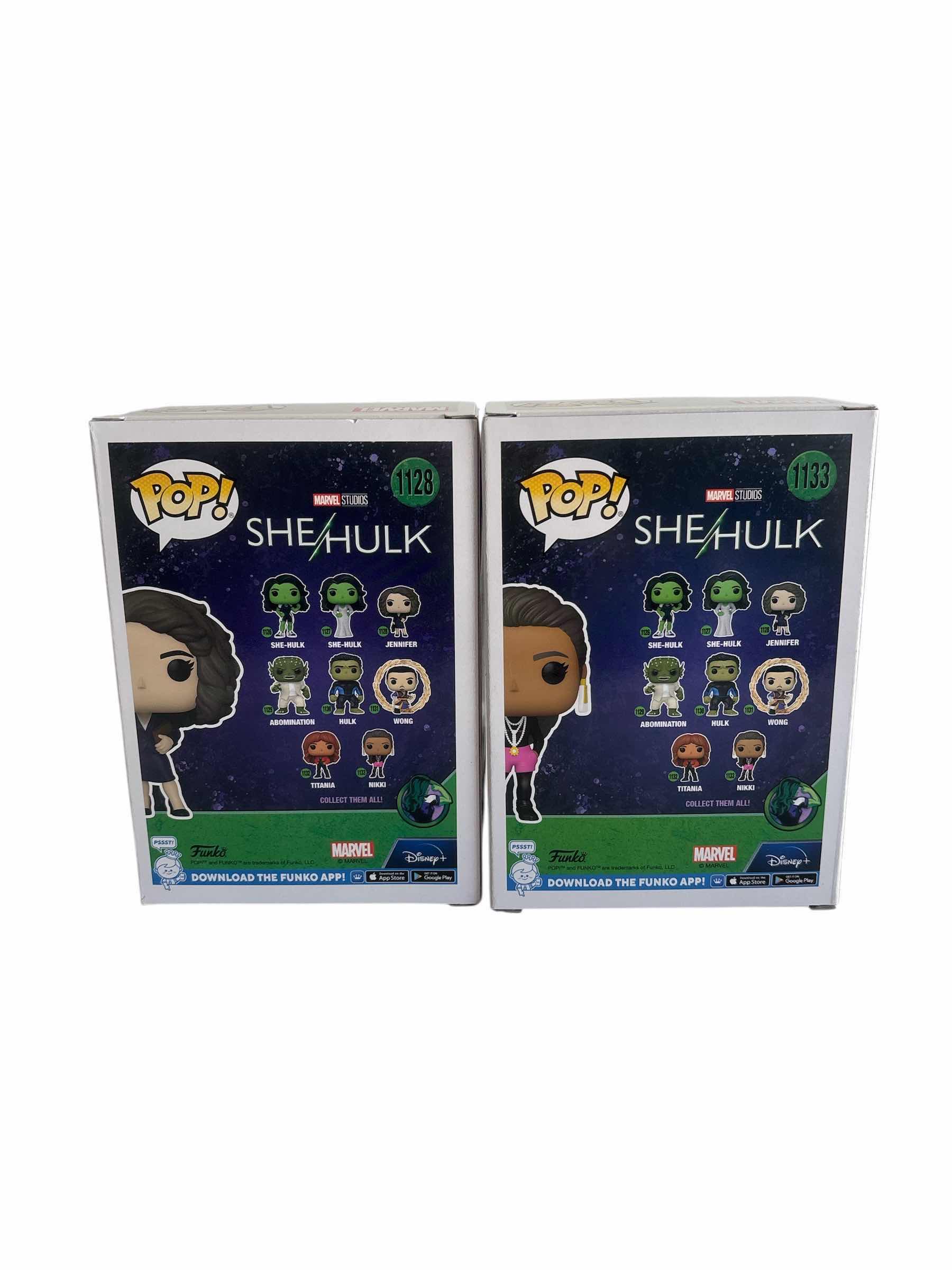 Photo 1 of (2)PCS NIB FUNKO POP NIKKI & JENNIFER SHE HULK