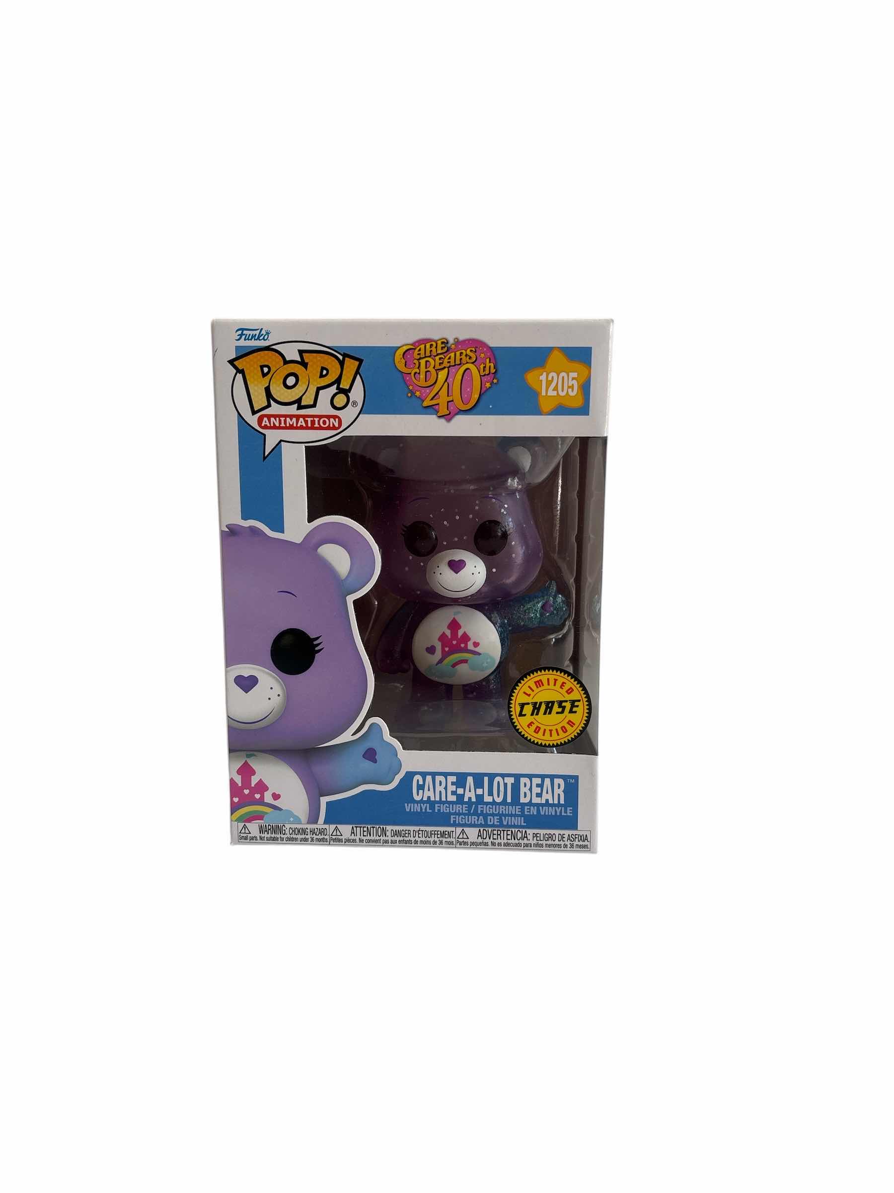 Photo 1 of NIB FUNKO POP CARE A- LOT BEAR CARE BEARS 40TH CHASE LIM. ED.