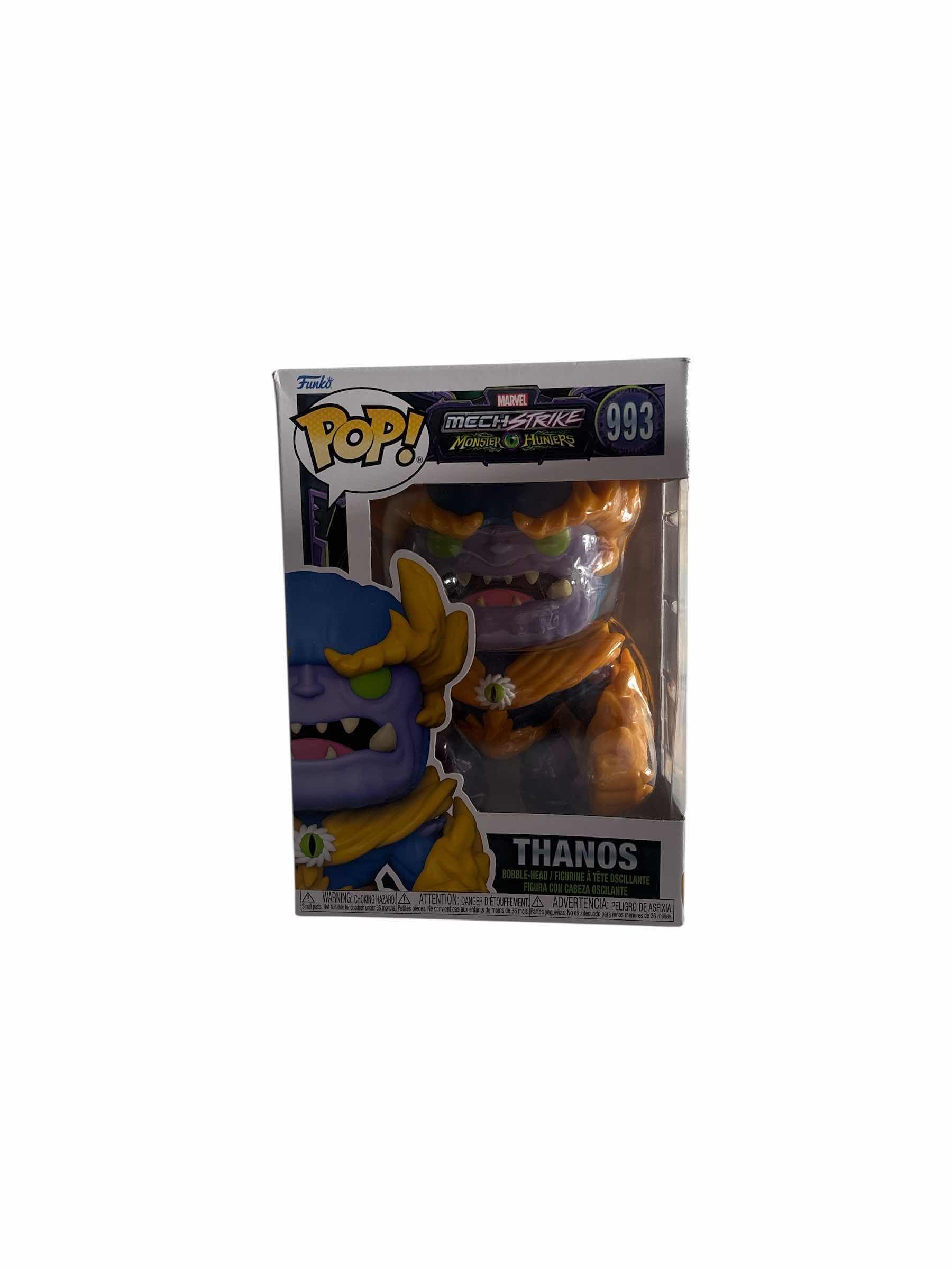 Photo 1 of NIB FUNKO POP THANOS MECH STRIKE MONSTER HUNTERS