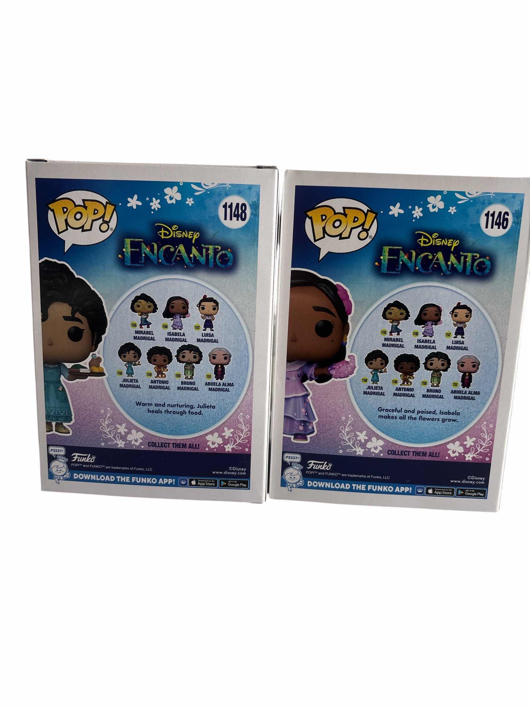 Photo 1 of (2)PCS NIB FUNKO POP ISABELA MADRIGAL & JULIETA MADRIGAL DISNEY ENCANTO