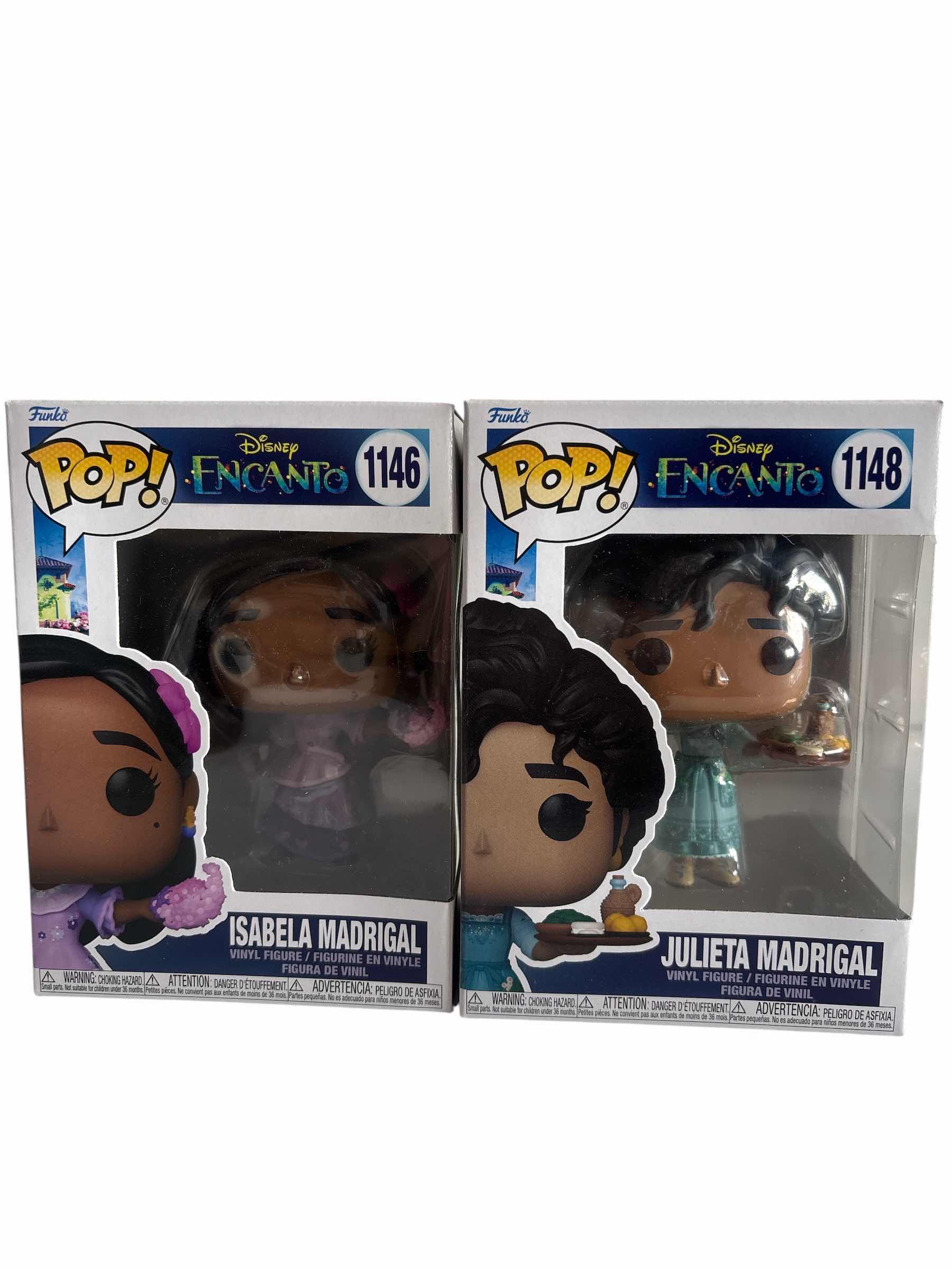 Photo 1 of (2)PCS NIB FUNKO POP ISABELA MADRIGAL & JULIETA MADRIGAL DISNEY ENCANTO