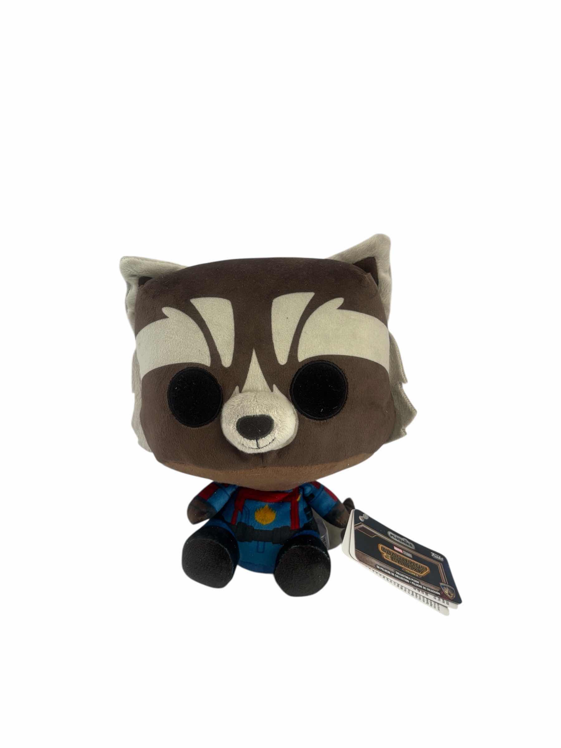 Photo 1 of $24 FUNKO PLUSH GUARDIANS OF THE GALAXY ROCKET