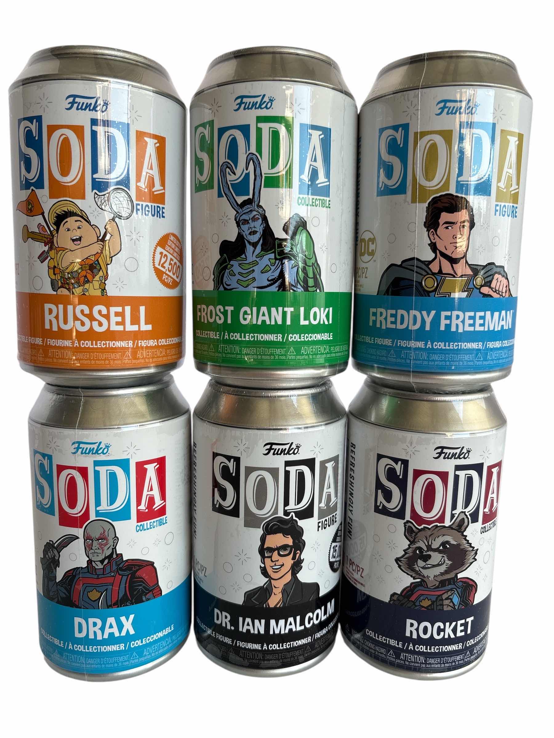 Photo 1 of NIB (6)PCS FUNKO SODA CHARACTER RETAIL $90