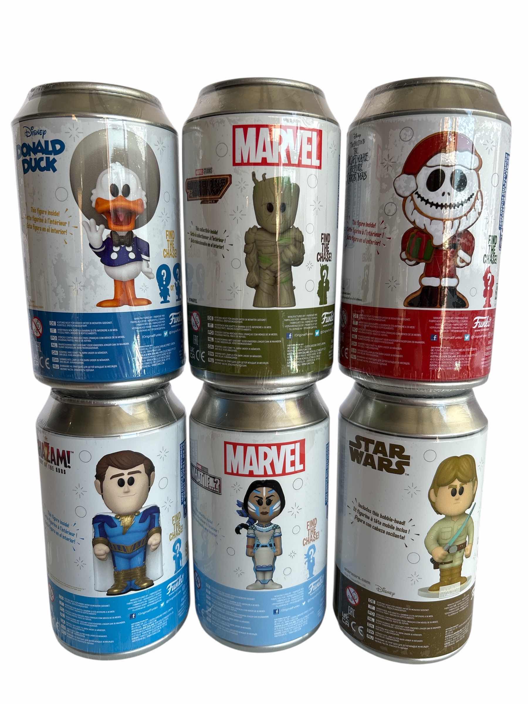 Photo 1 of NIB (6)PCS FUNKO SODA CHARACTER RETAIL $90