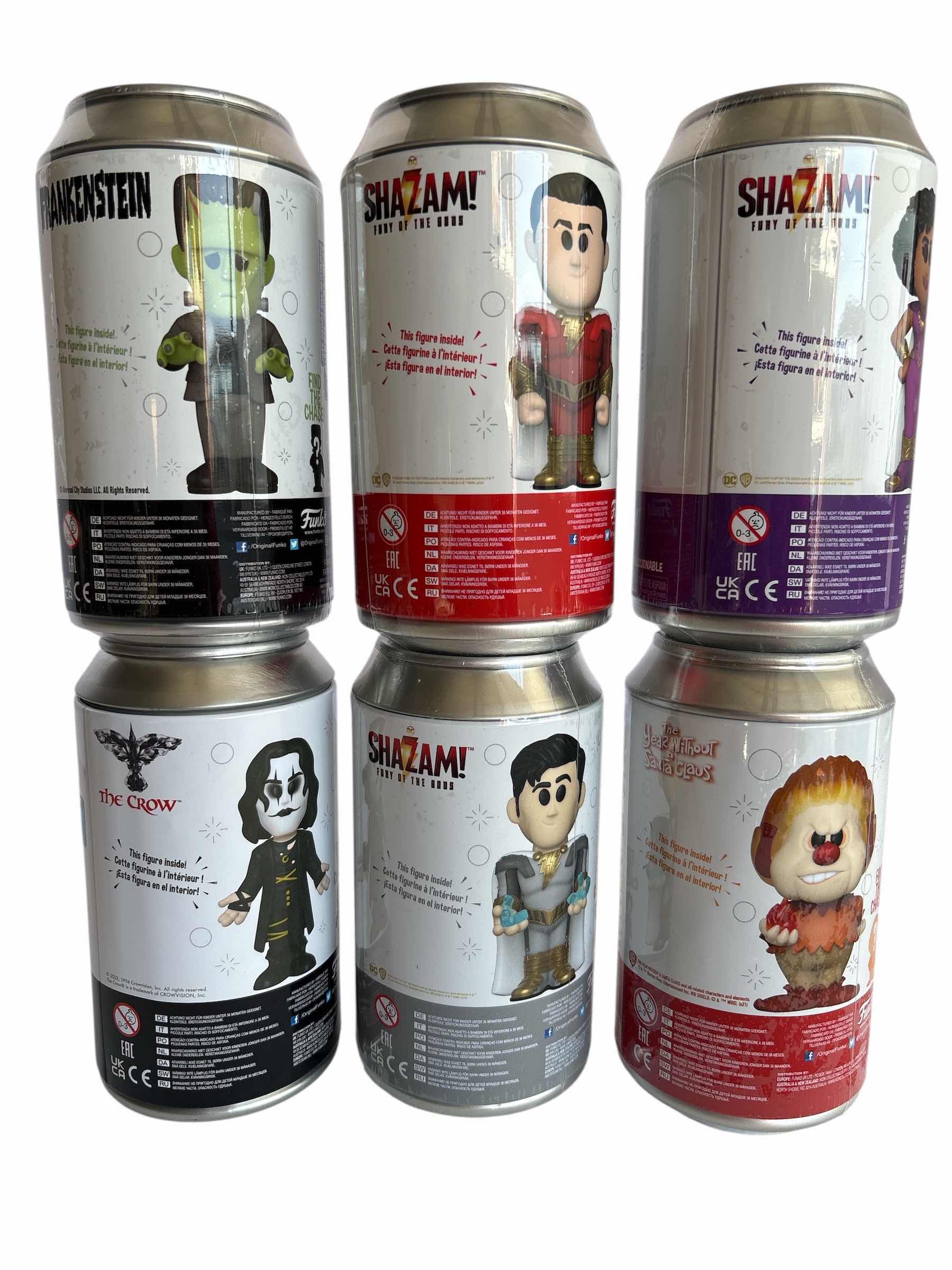 Photo 1 of NIB (6)PCS FUNKO SODA CHARACTER RETAIL $90