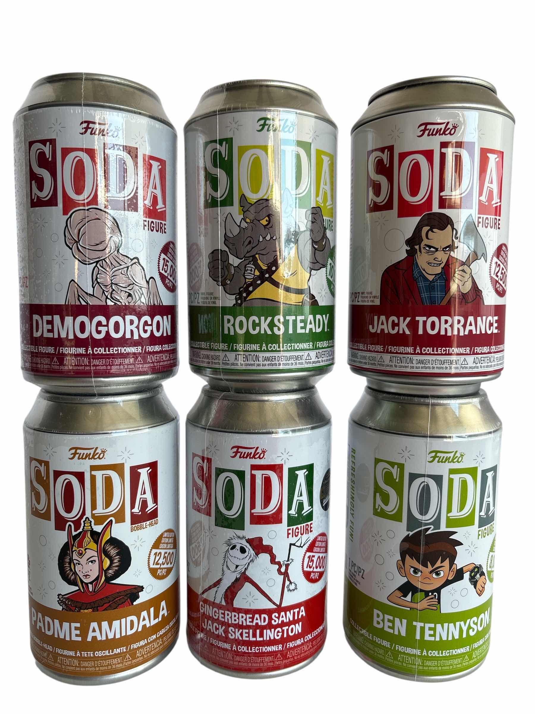 Photo 1 of NIB (6)PCS FUNKO SODA CHARACTER RETAIL $90