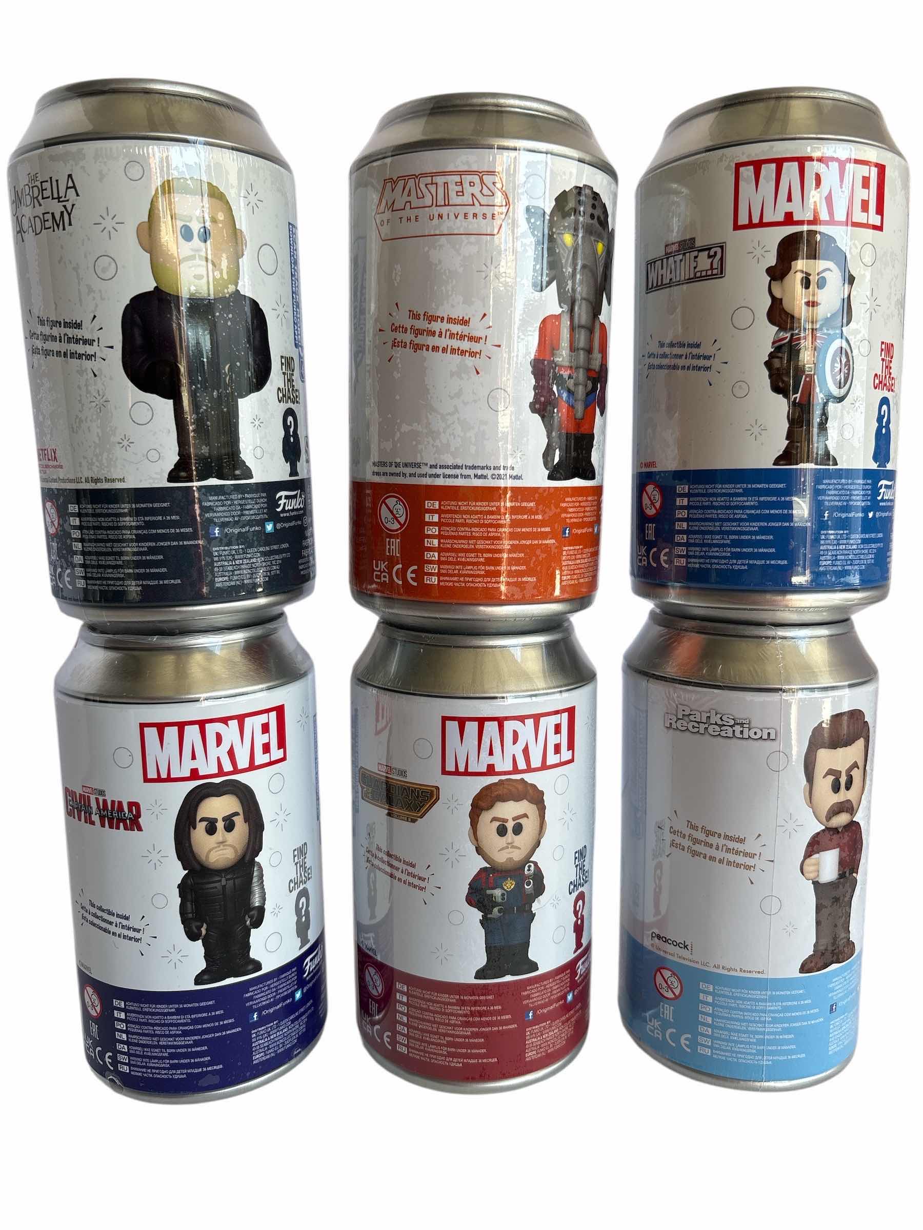 Photo 1 of NIB (6)PCS FUNKO SODA CHARACTER RETAIL $90