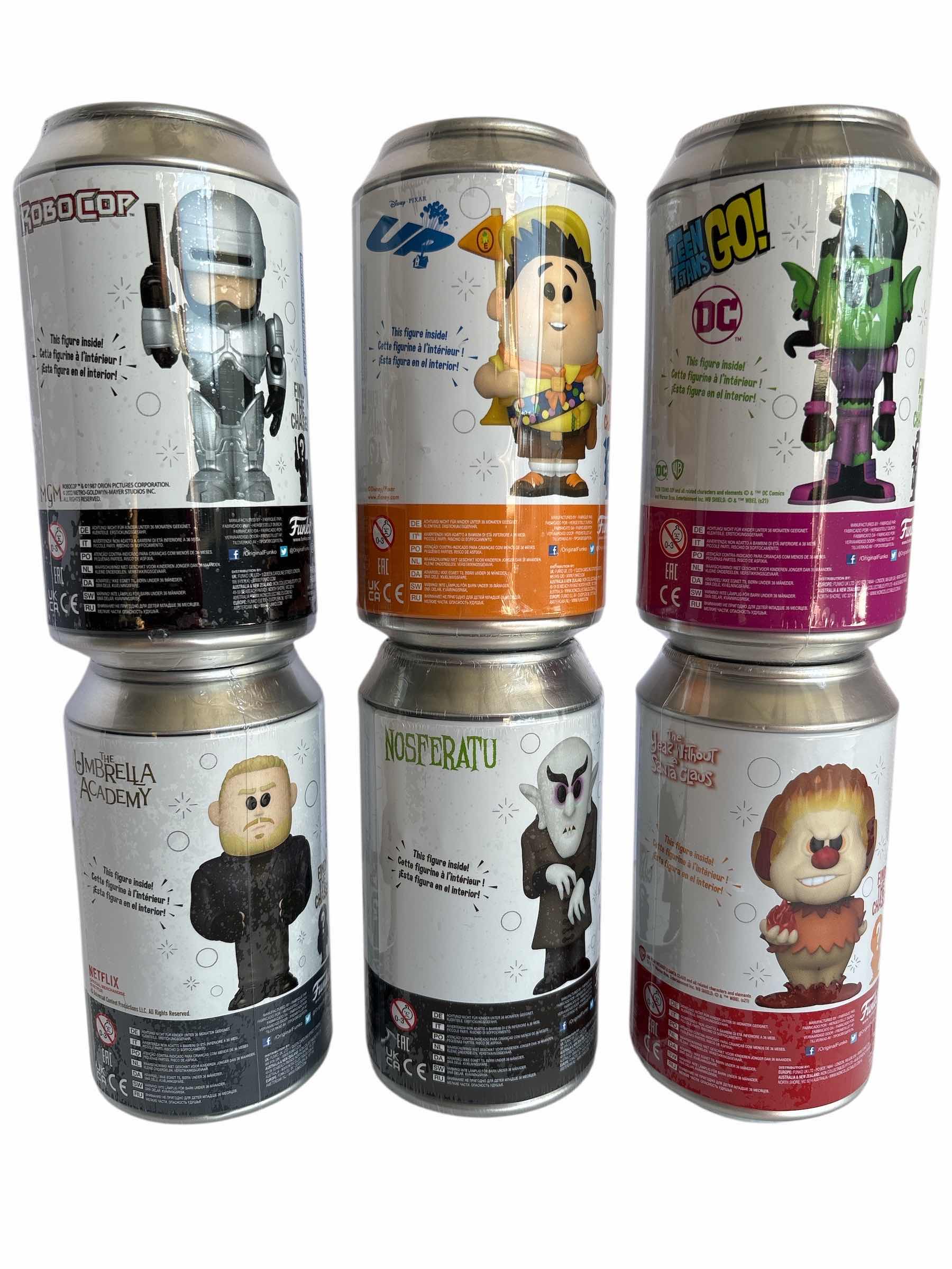 Photo 1 of NIB (6)PCS FUNKO SODA CHARACTER RETAIL $90