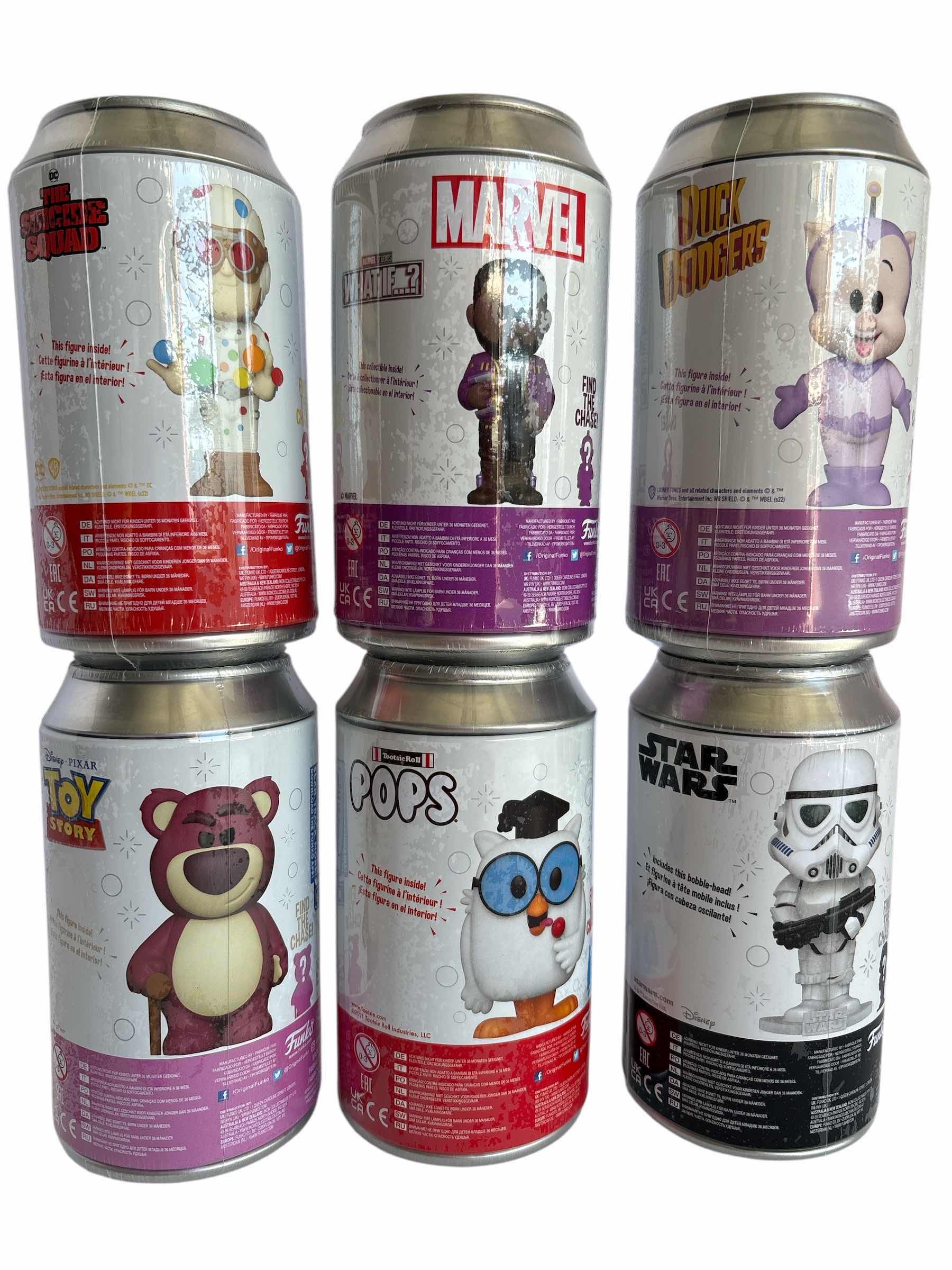 Photo 1 of NIB (6)PCS FUNKO SODA CHARACTER RETAIL $90