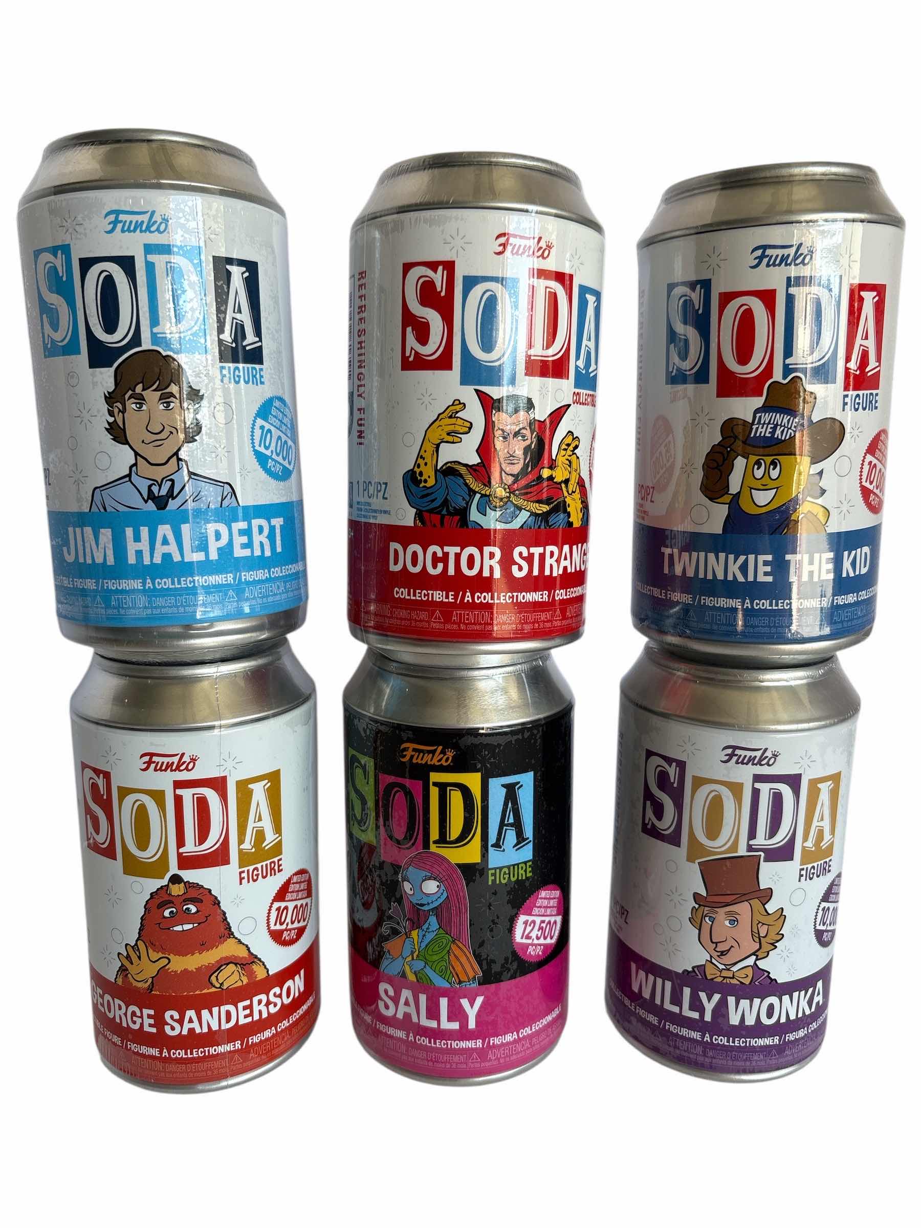 Photo 1 of NIB (6)PCS FUNKO SODA CHARACTER RETAIL $129