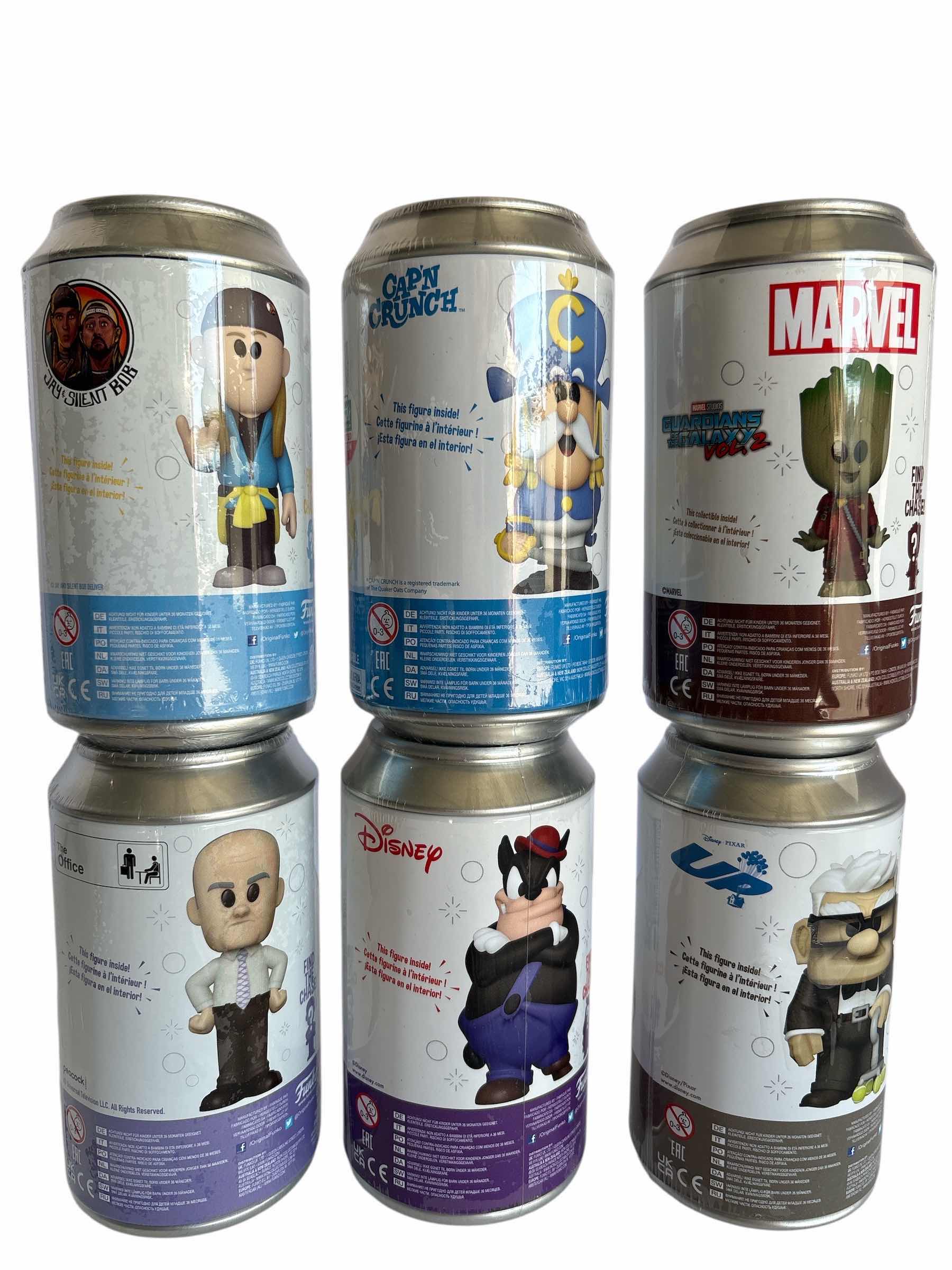 Photo 1 of NIB (6)PCS FUNKO SODA CHARACTER RETAIL $95