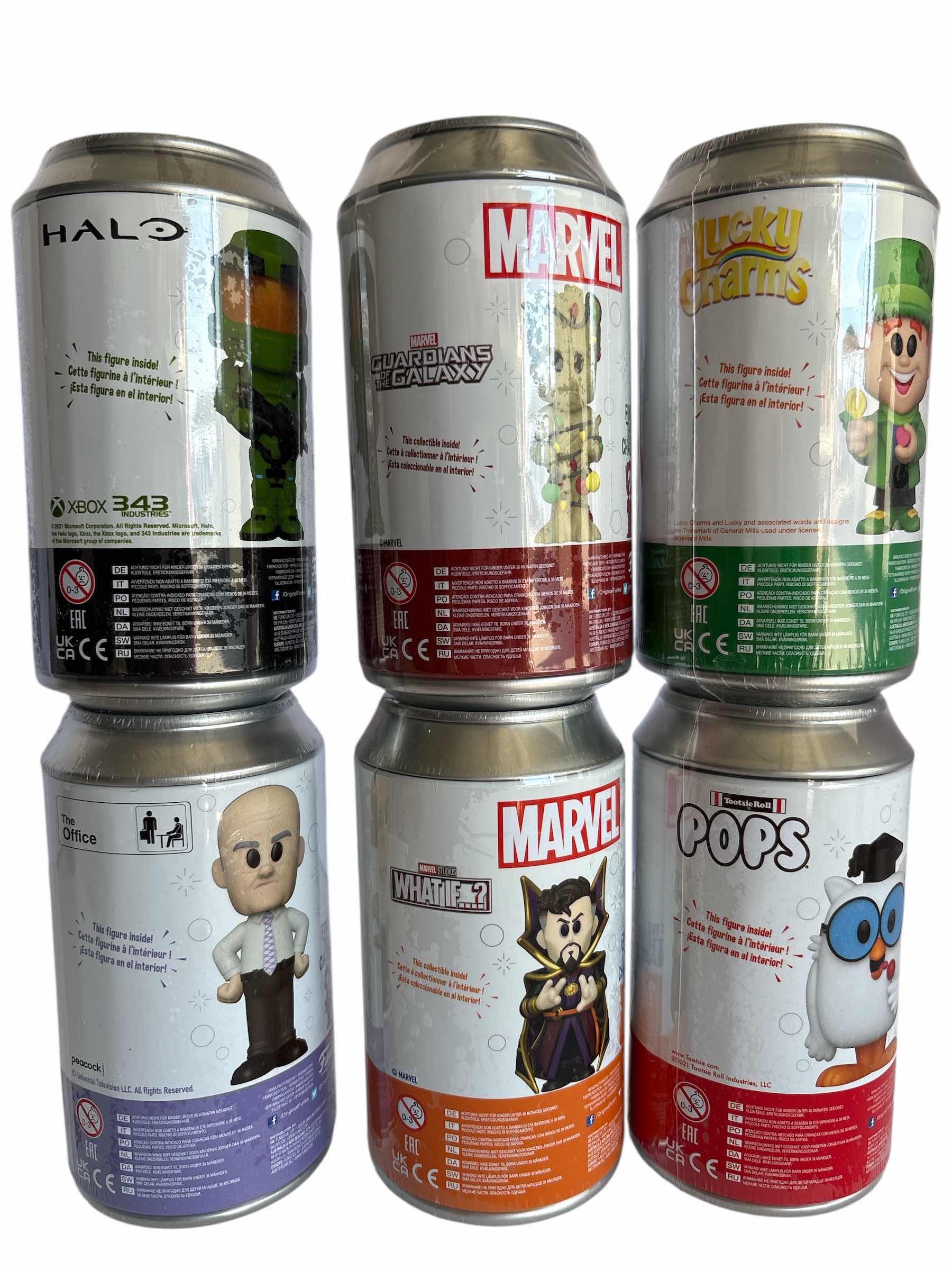 Photo 1 of NIB (6)PCS FUNKO SODA CHARACTER RETAIL $96