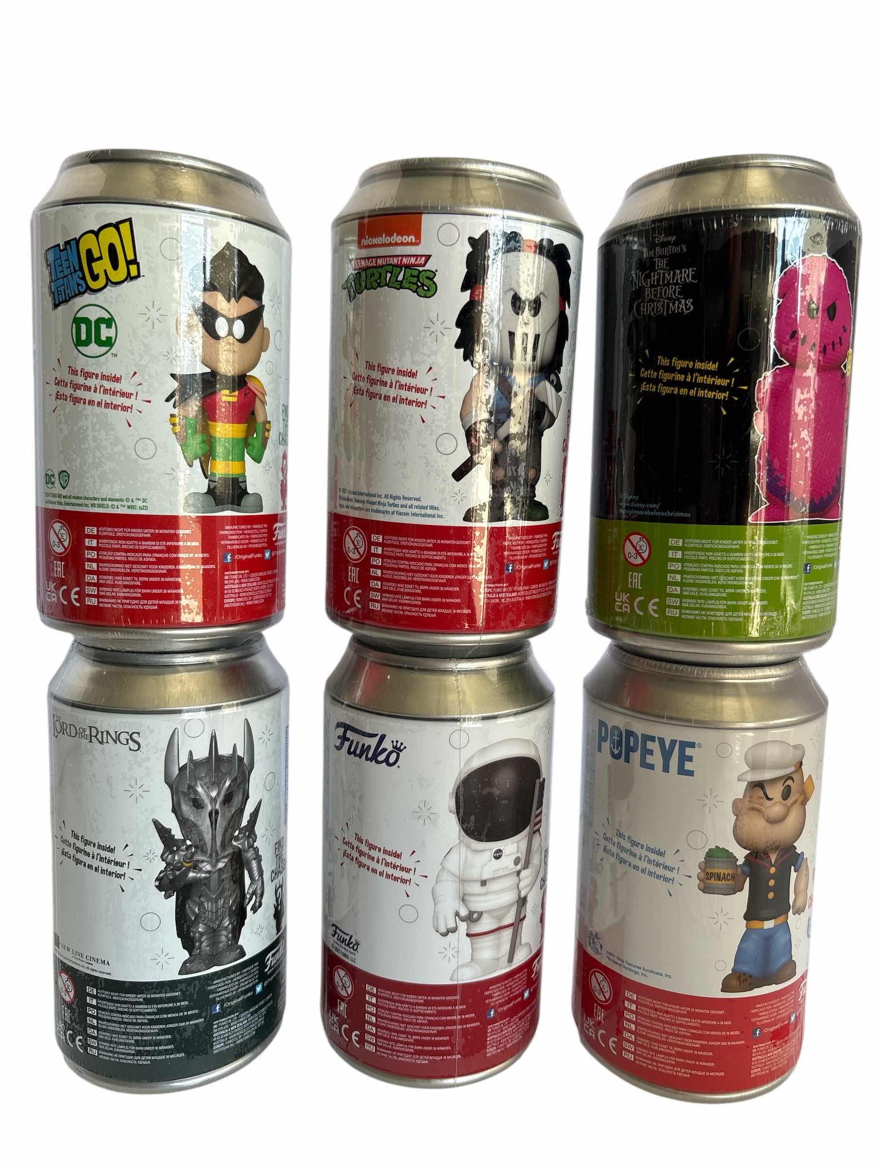 Photo 1 of NIB (6)PCS FUNKO SODA CHARACTER RETAIL $140