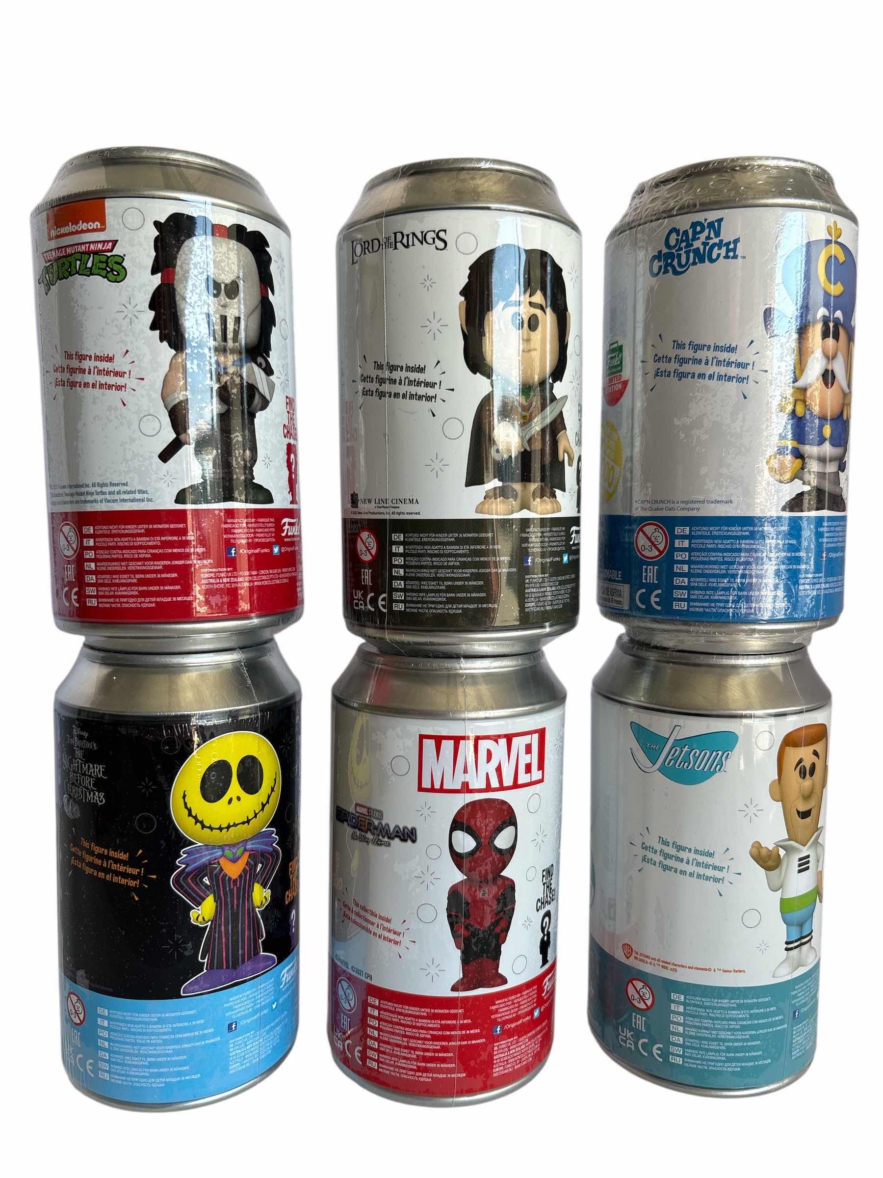 Photo 1 of NIB (6)PCS FUNKO SODA CHARACTER RETAIL $119