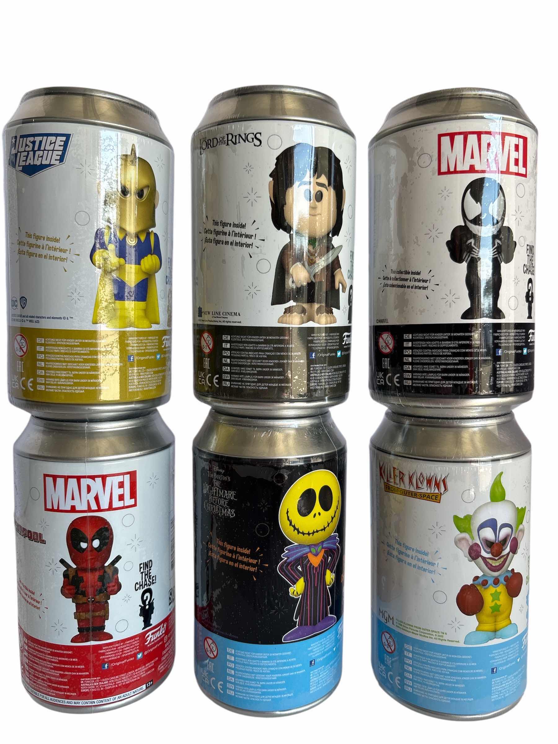 Photo 1 of NIB (6)PCS FUNKO SODA CHARACTER RETAIL $118