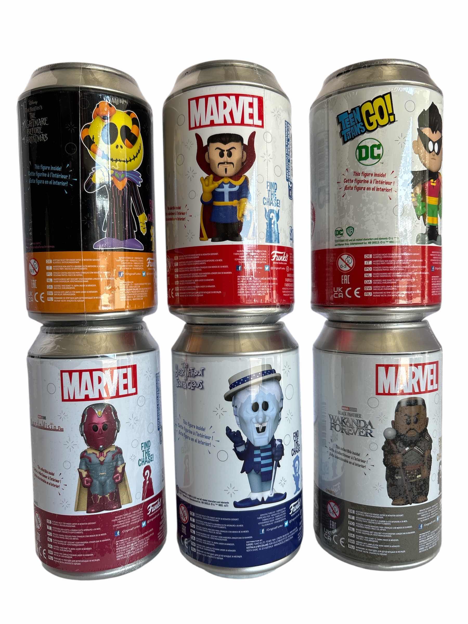 Photo 1 of NIB (6)PCS FUNKO SODA CHARACTER RETAIL $101