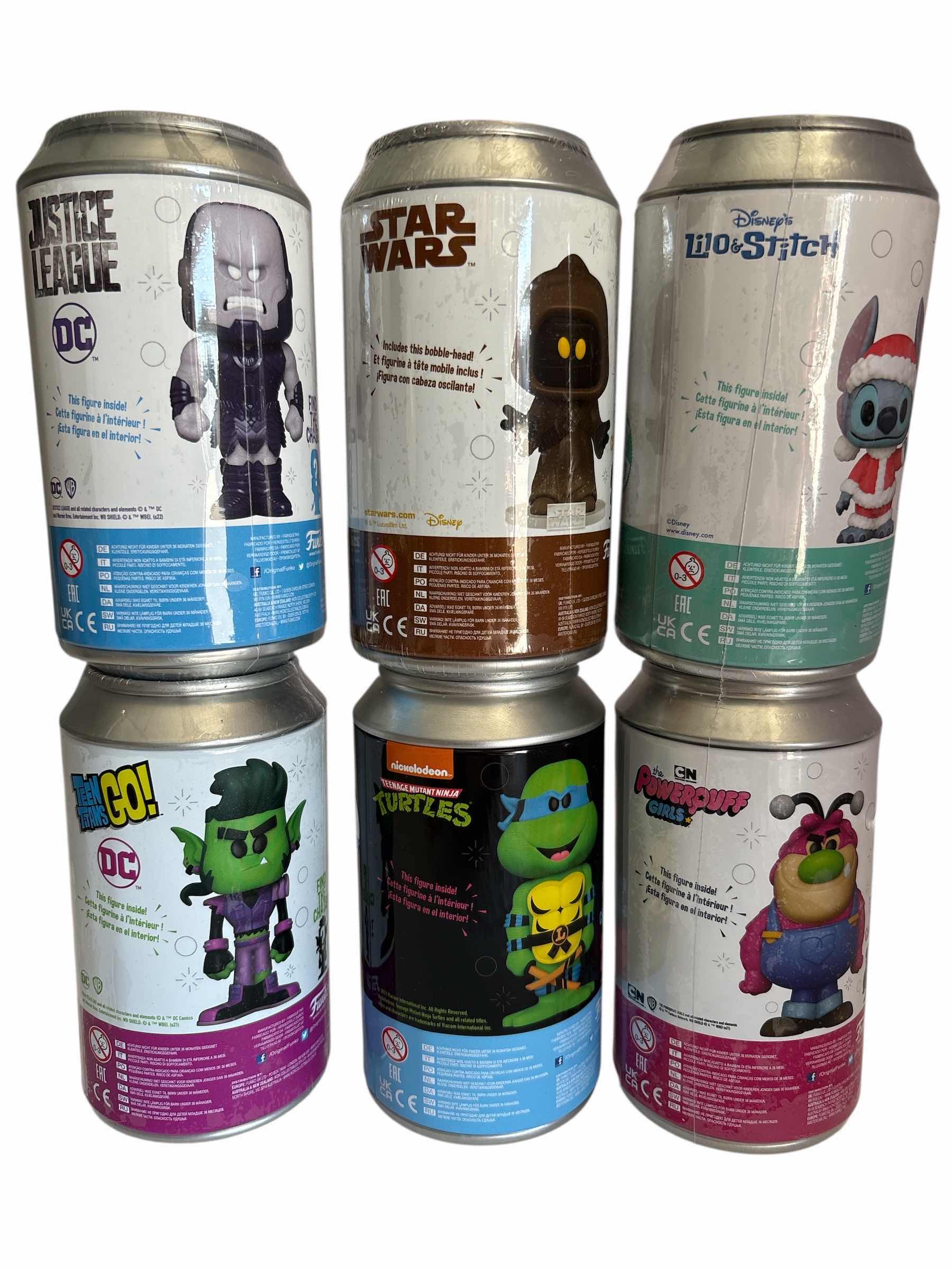 Photo 1 of NIB (6)PCS FUNKO SODA CHARACTER RETAIL $96