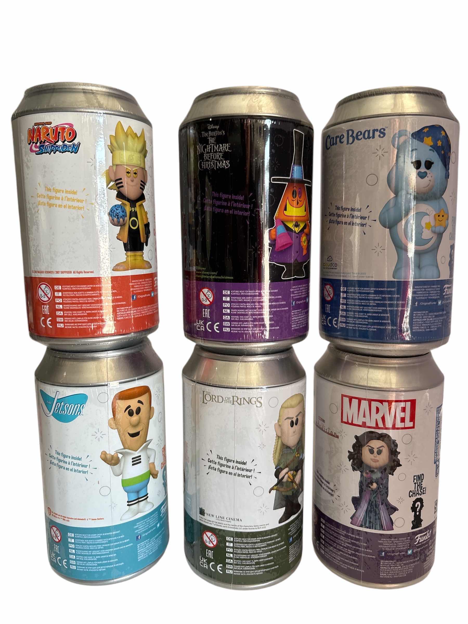 Photo 1 of NIB (6)PCS FUNKO SODA CHARACTER RETAIL $99