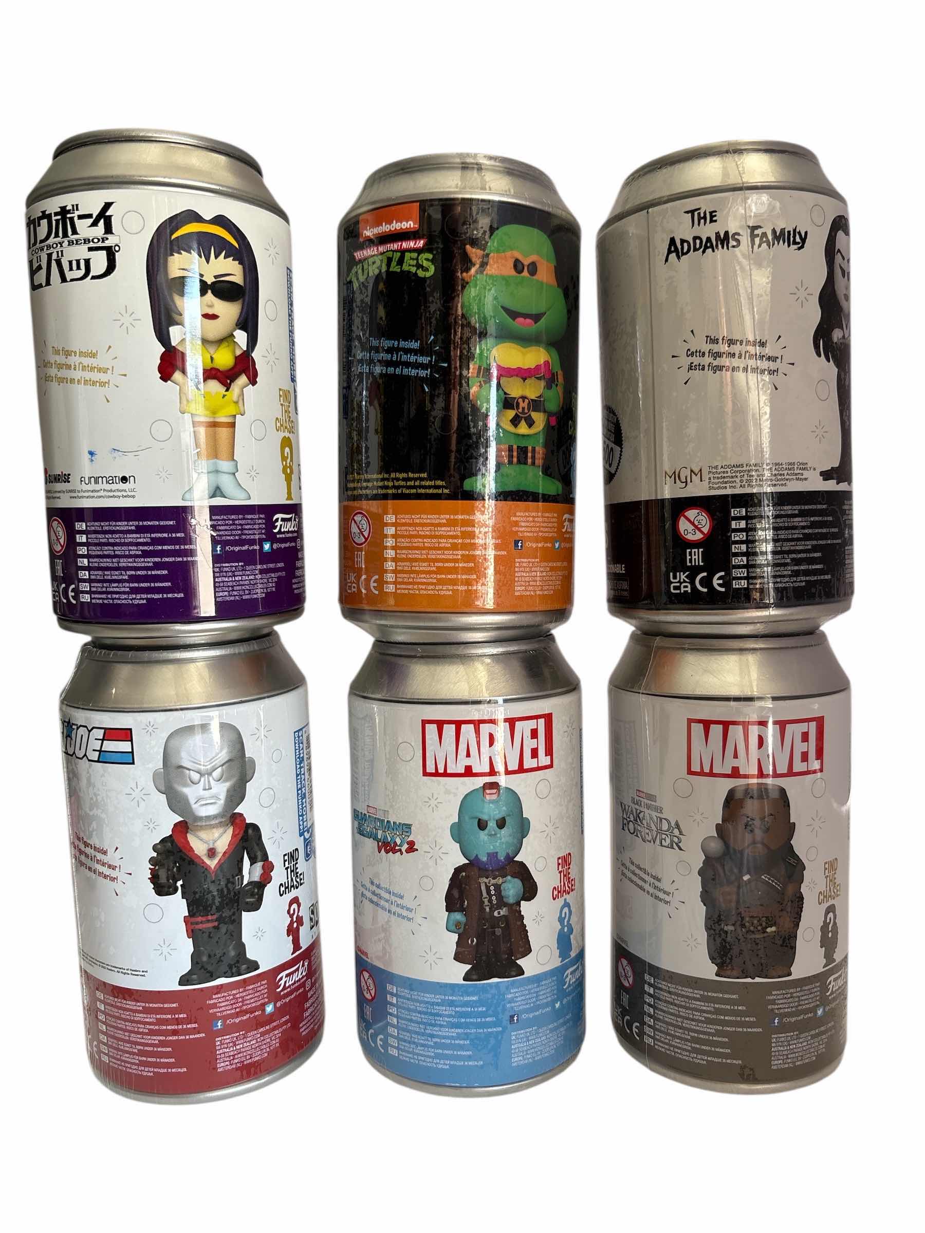 Photo 1 of NIB (6)PCS FUNKO SODA CHARACTER RETAIL $112