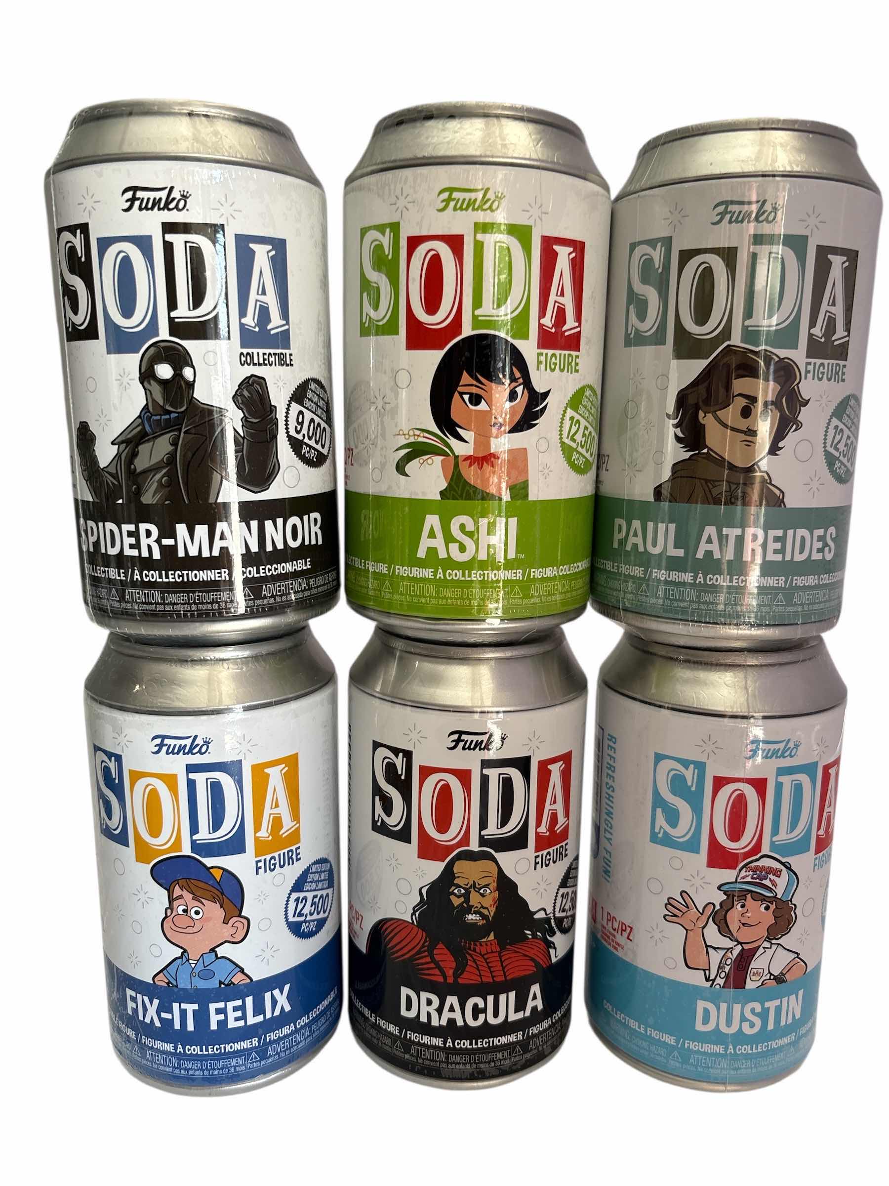 Photo 1 of NIB (6)PCS FUNKO SODA CHARACTER RETAIL $92