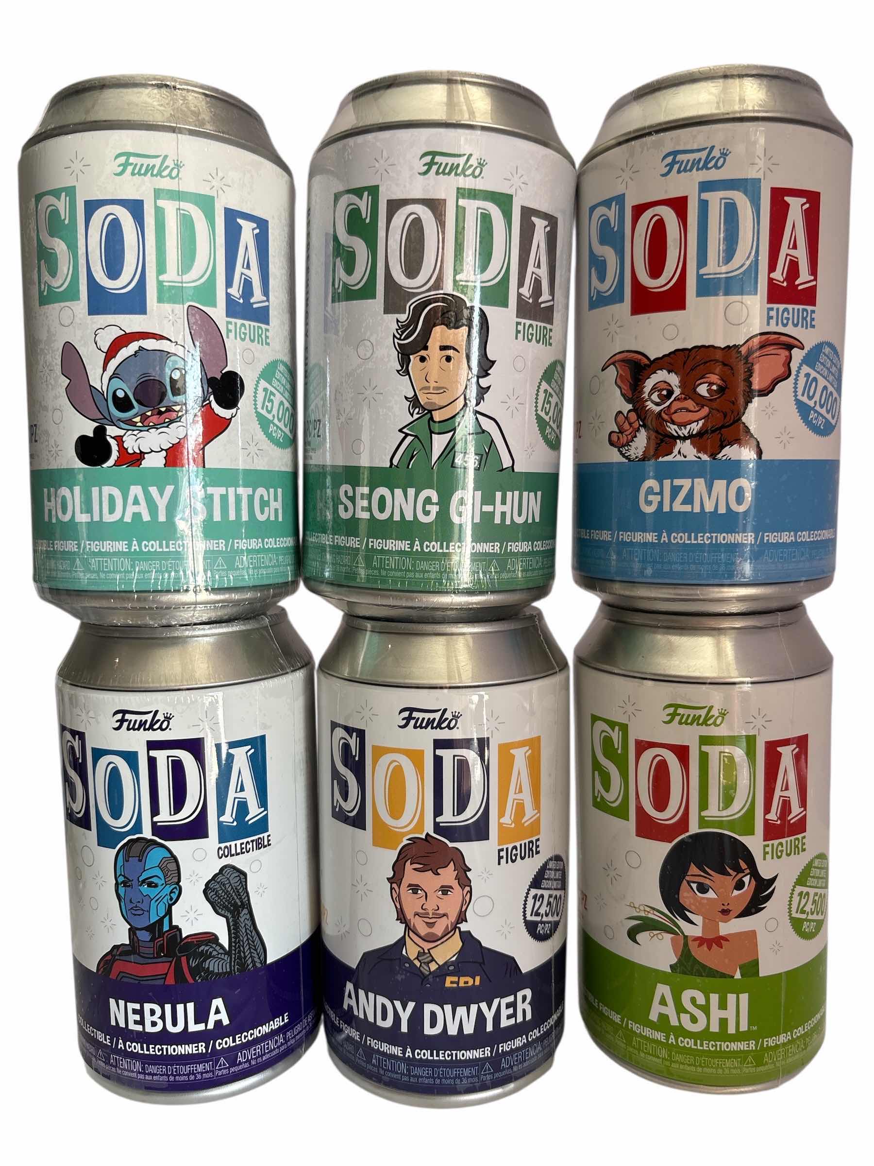 Photo 1 of NIB (6)PCS FUNKO SODA CHARACTER RETAIL $91