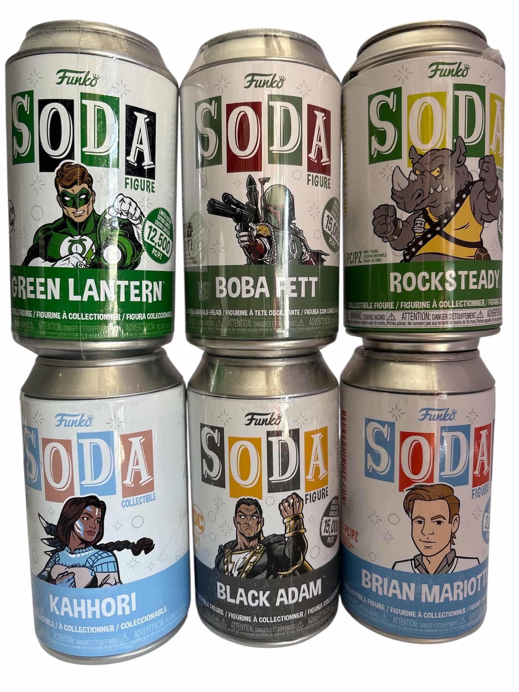 Photo 1 of NIB (6)PCS FUNKO SODA CHARACTER RETAIL $97