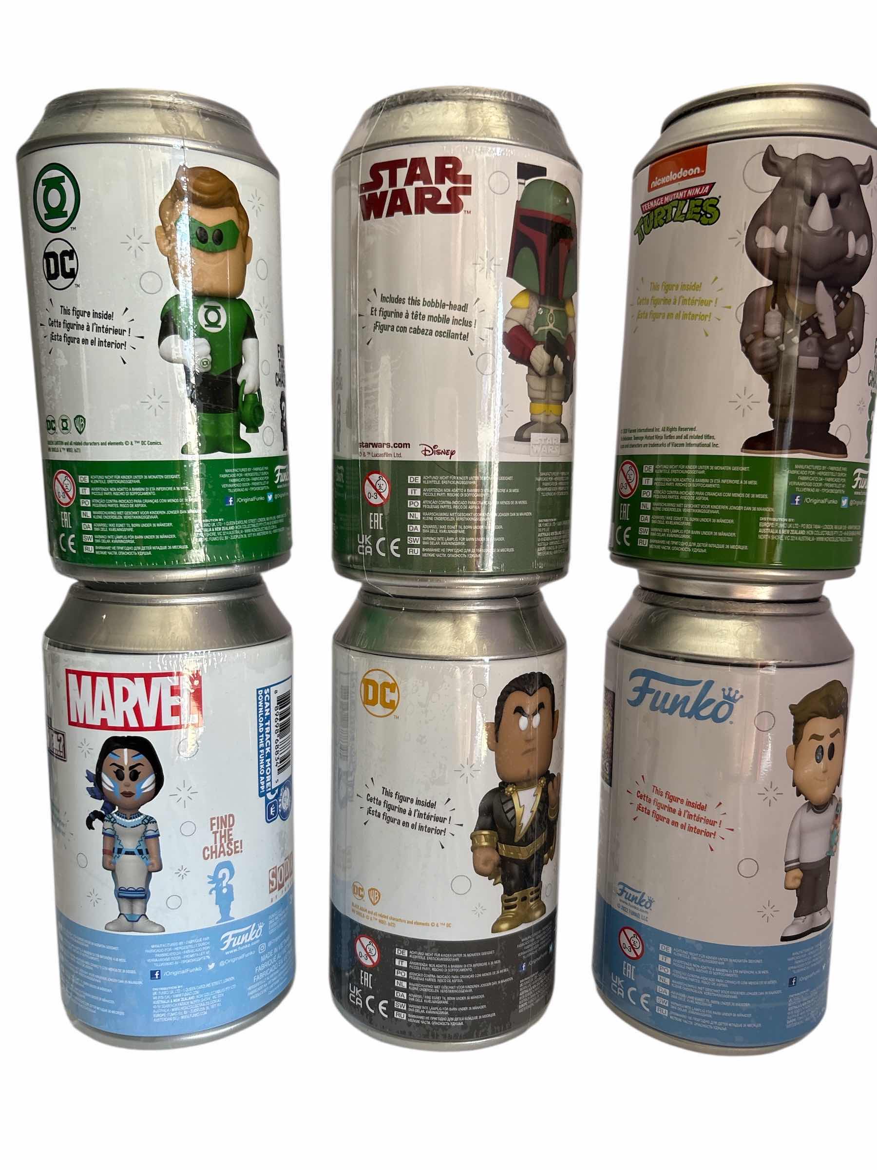 Photo 1 of NIB (6)PCS FUNKO SODA CHARACTER RETAIL $97