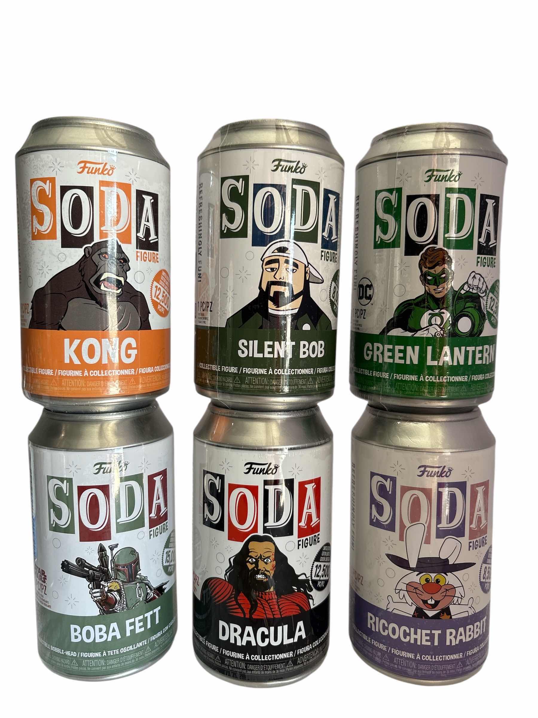 Photo 1 of NIB (6)PCS FUNKO SODA CHARACTER RETAIL $90