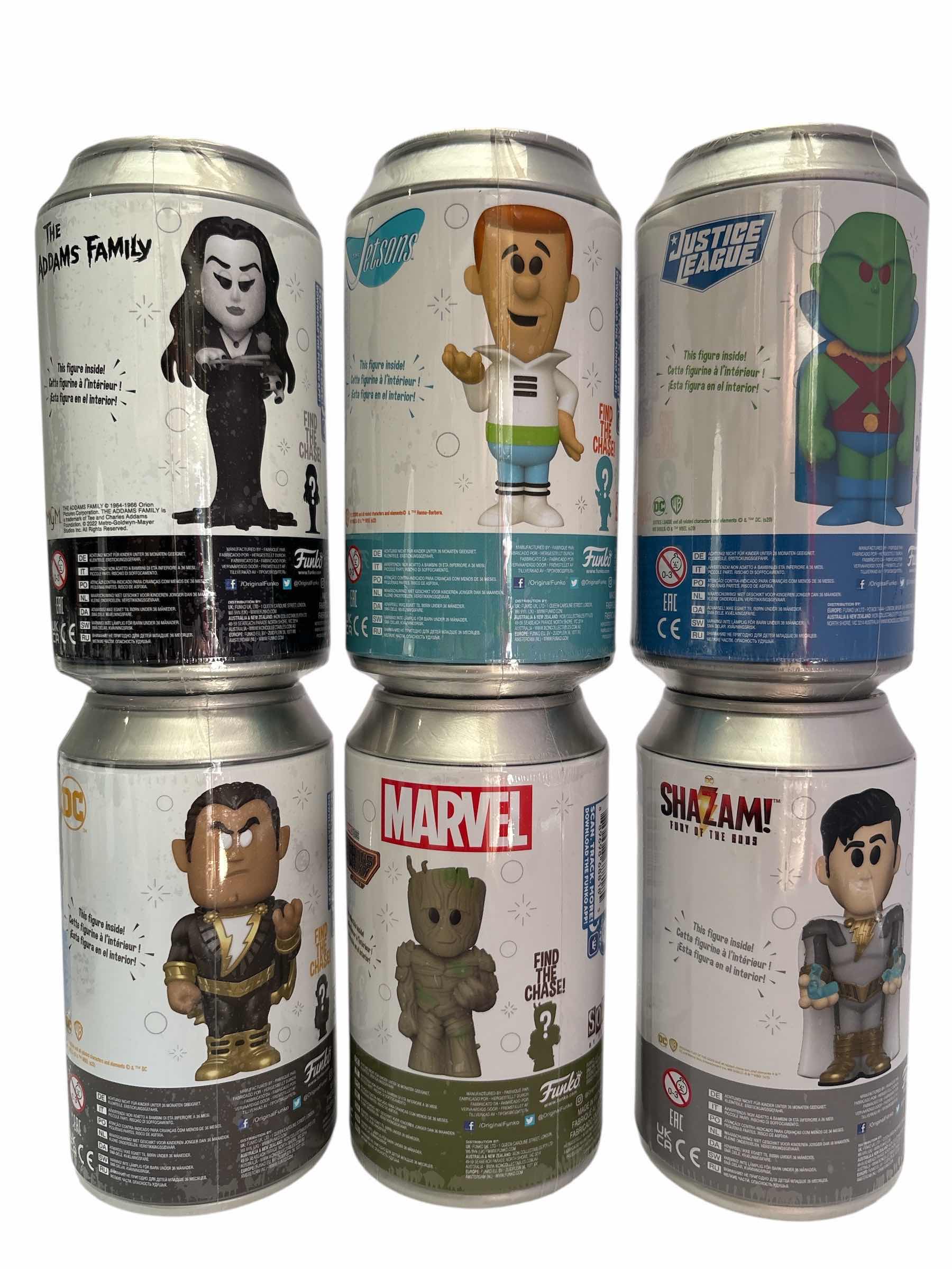 Photo 1 of NIB (6)PCS FUNKO SODA CHARACTER RETAIL $98