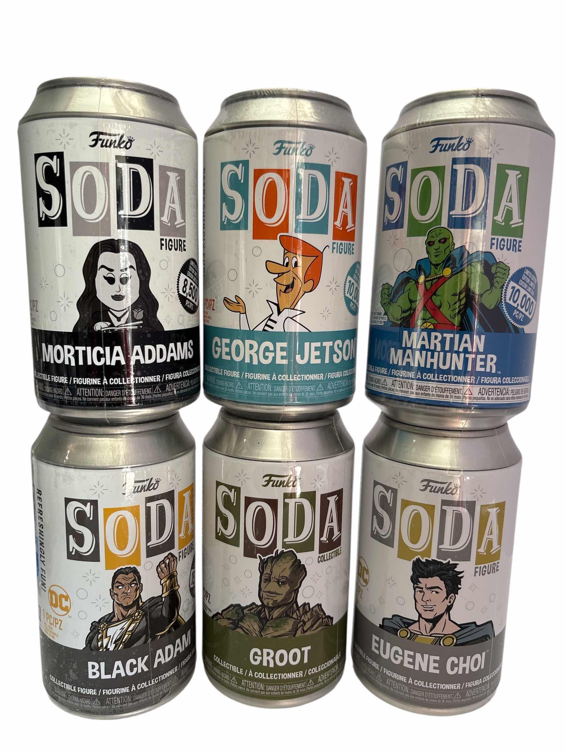 Photo 1 of NIB (6)PCS FUNKO SODA CHARACTER RETAIL $98