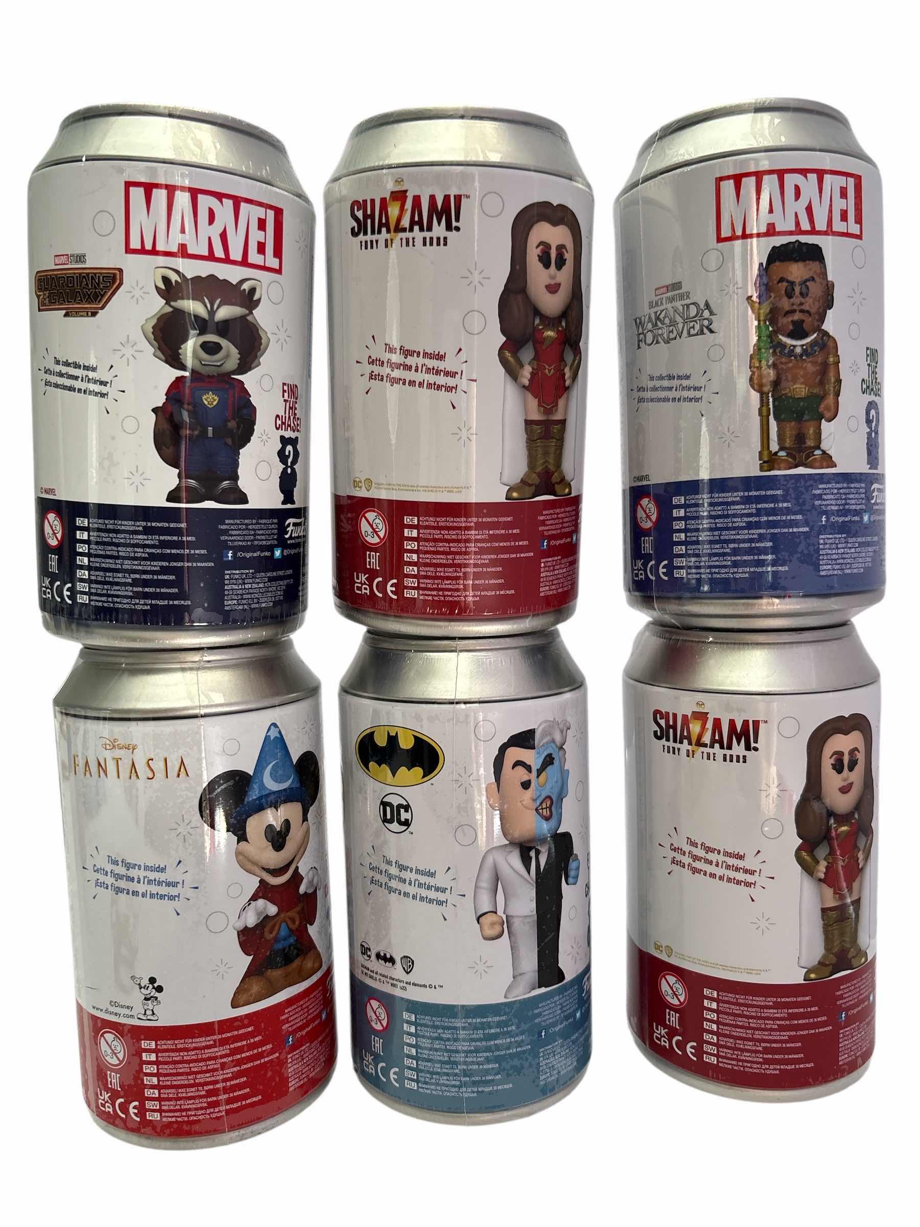 Photo 1 of NIB (6)PCS FUNKO SODA CHARACTER RETAIL $90