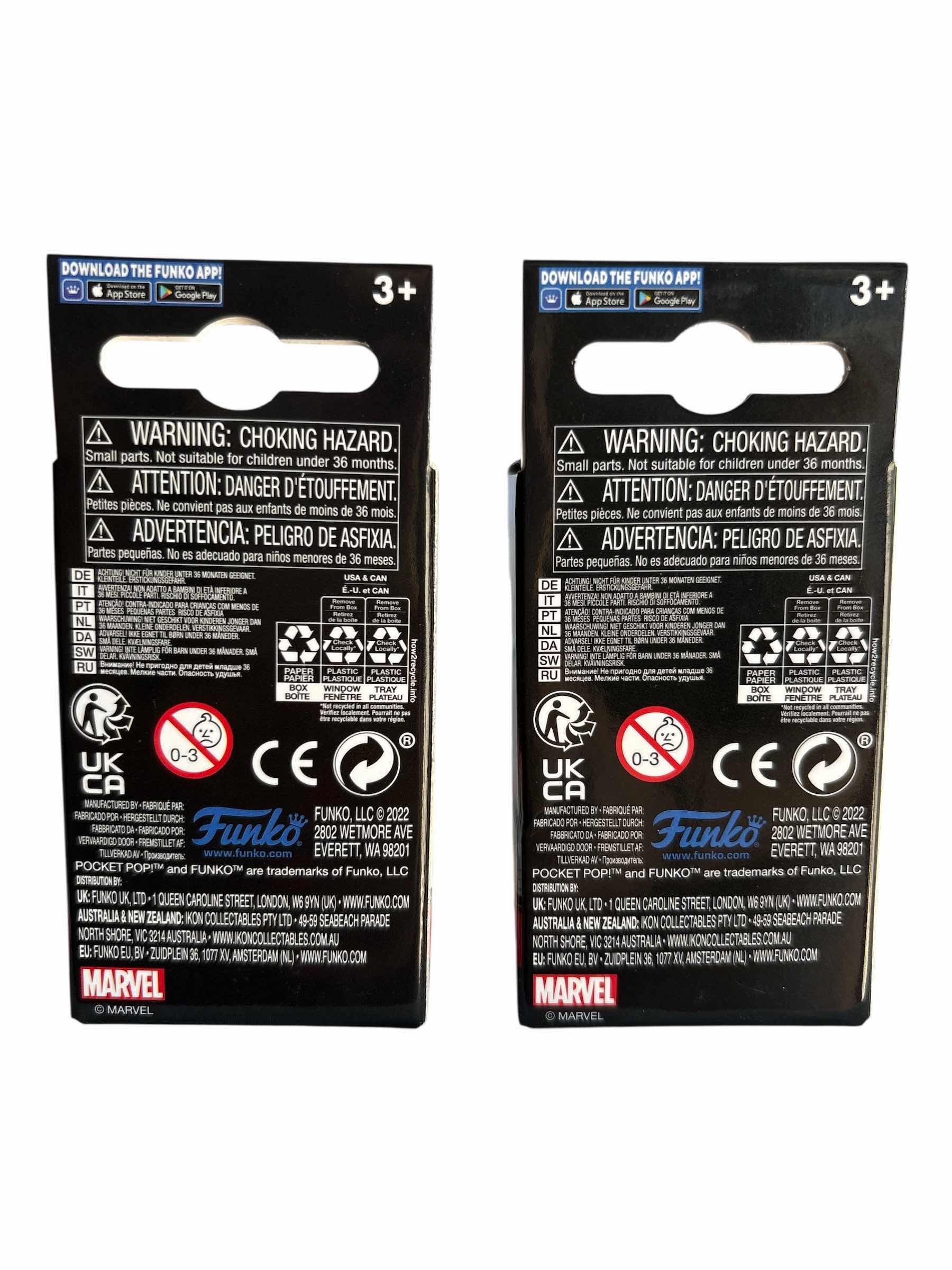 Photo 1 of NIB (2)PCS FUNKO POCKET POP DOCTOR STRANGE KEYCHAIN RETAIL $34