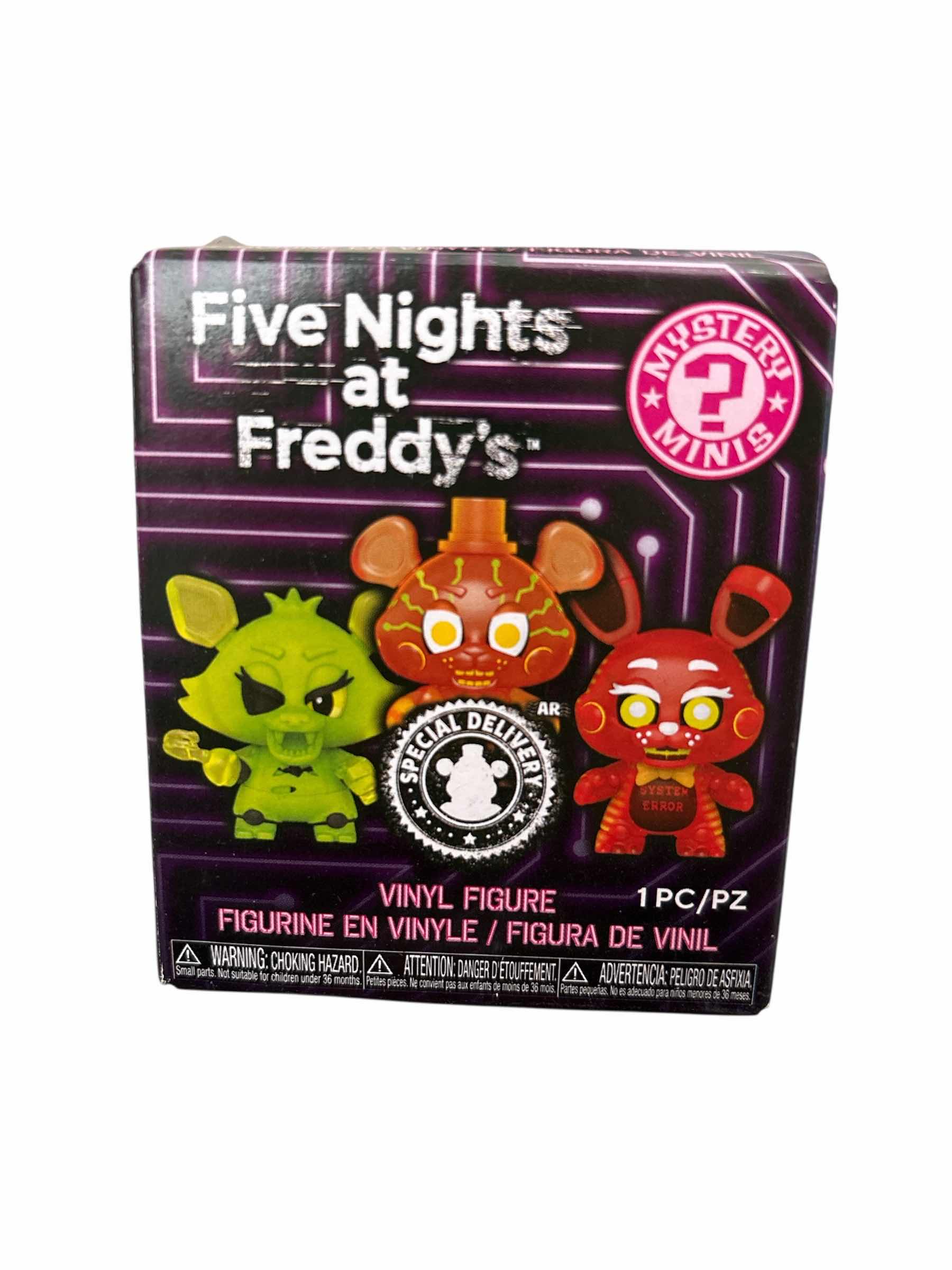 Photo 1 of NIB FUNKO MYSTERY MINIS FIVE NIGHTS AT FREDDYS RETAIL $21