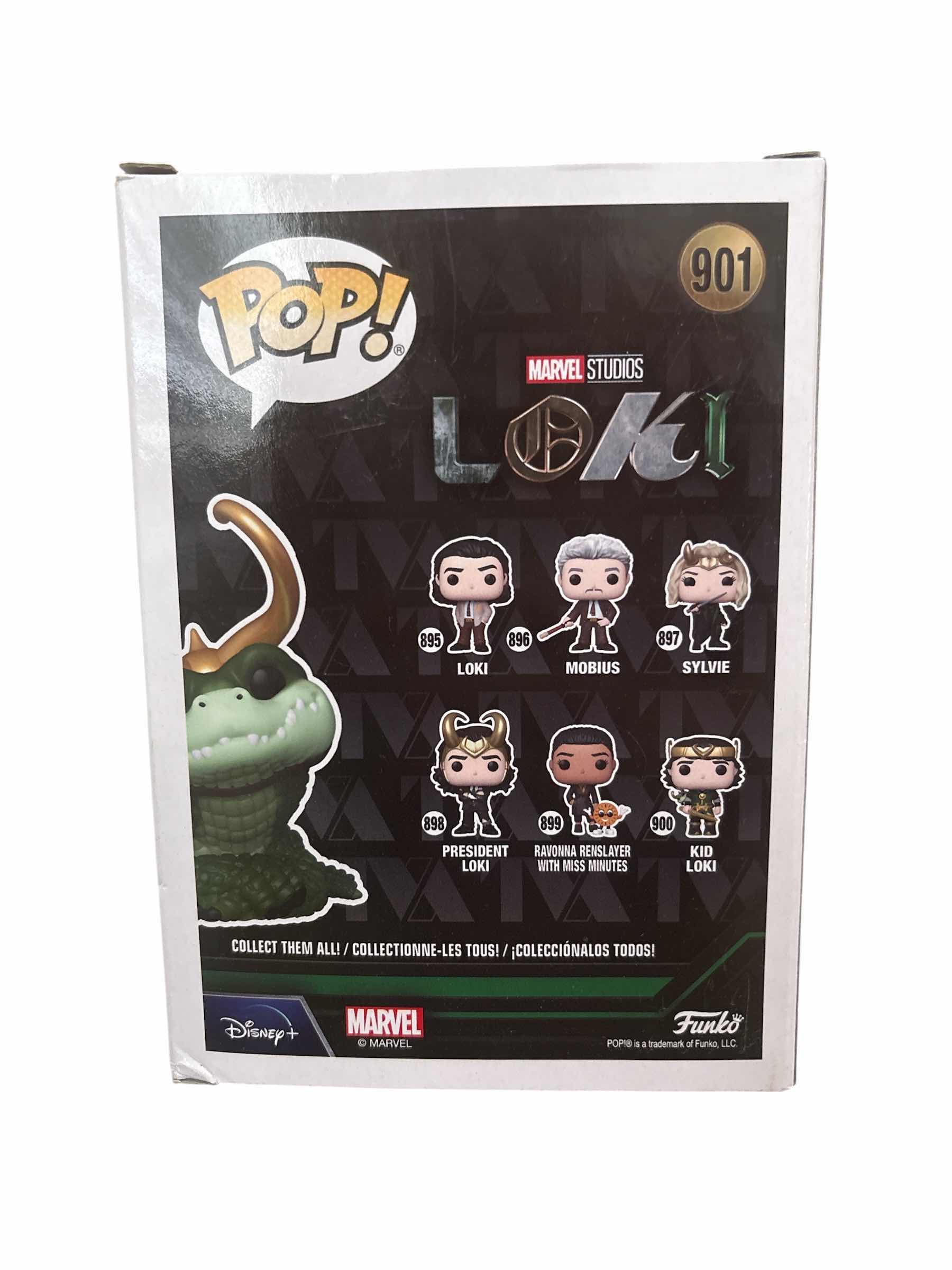 Photo 1 of NIB FUNKO POP MARVEL ALLIGATOR LOKI RETAIL