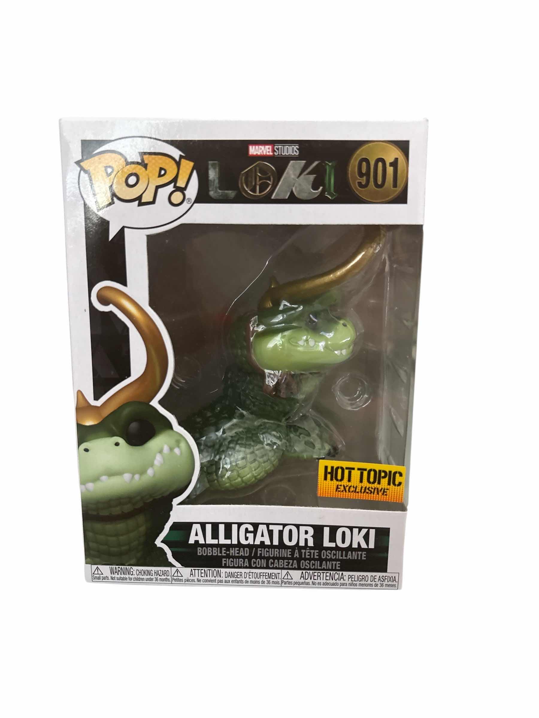 Photo 1 of NIB FUNKO POP MARVEL ALLIGATOR LOKI RETAIL