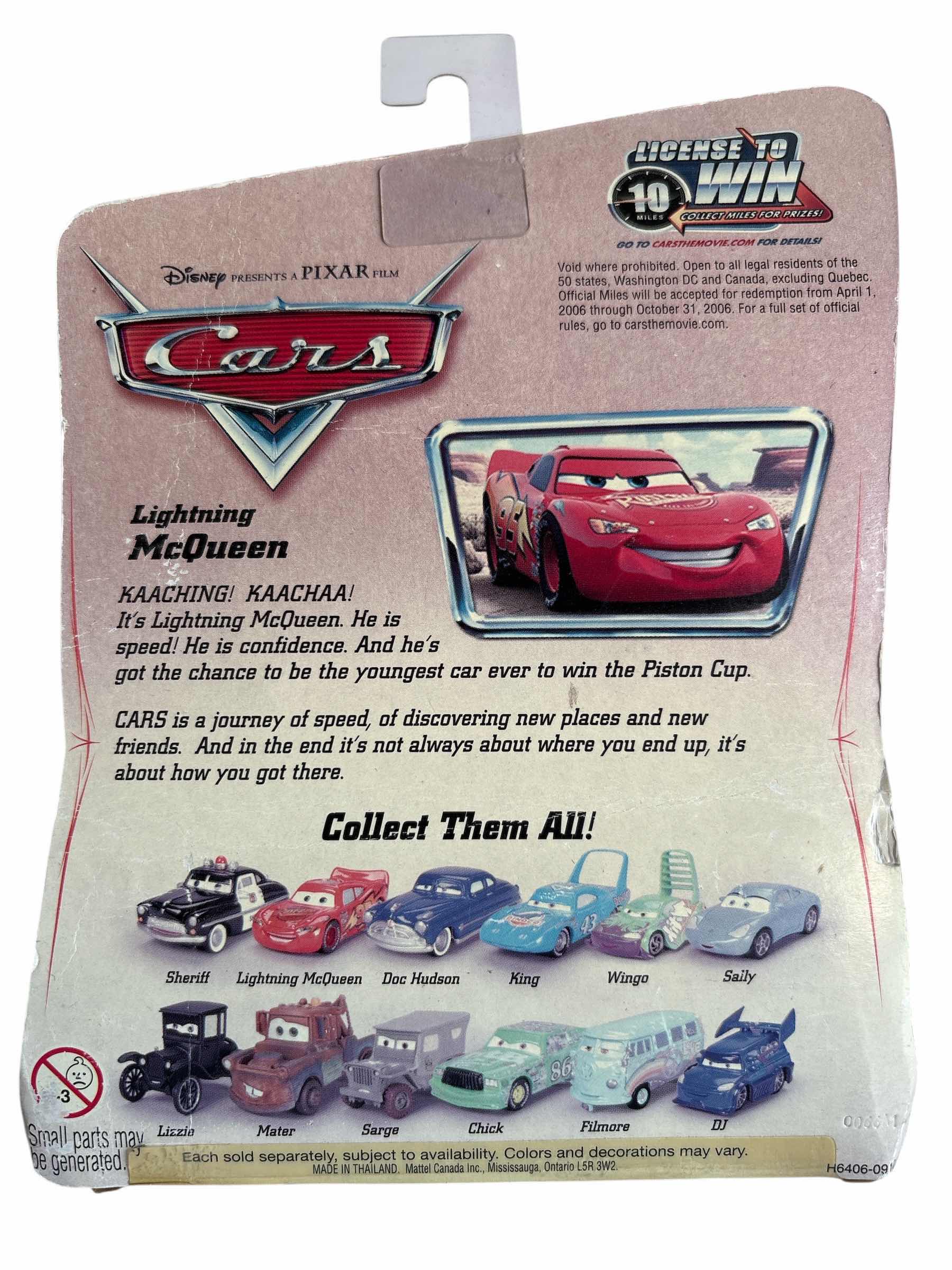 Photo 1 of NIB DISNEY CARS LIGHTNING MCQUEEN RETAIL $75
