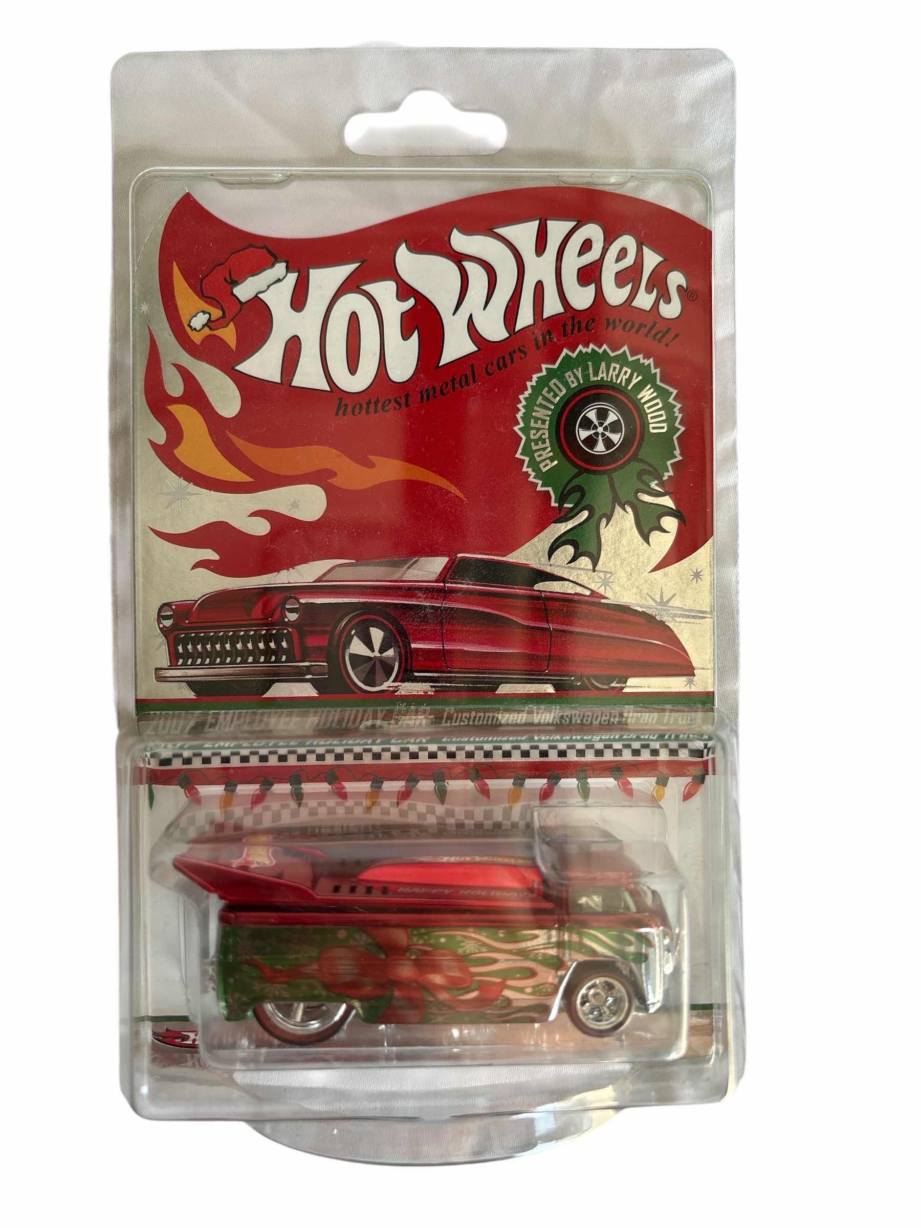 Photo 1 of NIB RARE HOT WHEELS 2007 EMPLOYEE HOLIDAY CUSTOMIZED VOLKSWAGEN DRAG TRUCK
